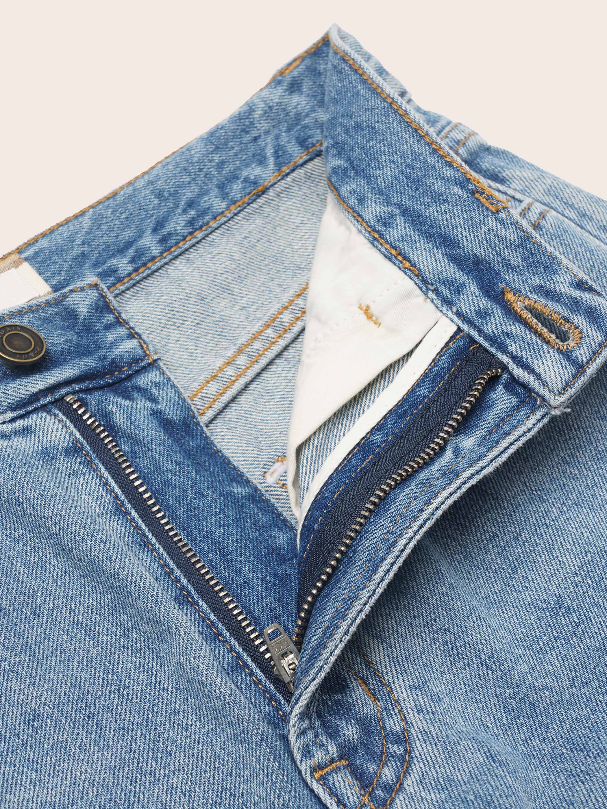 Freya Indigo Cotton Denim Jeans - Image 9