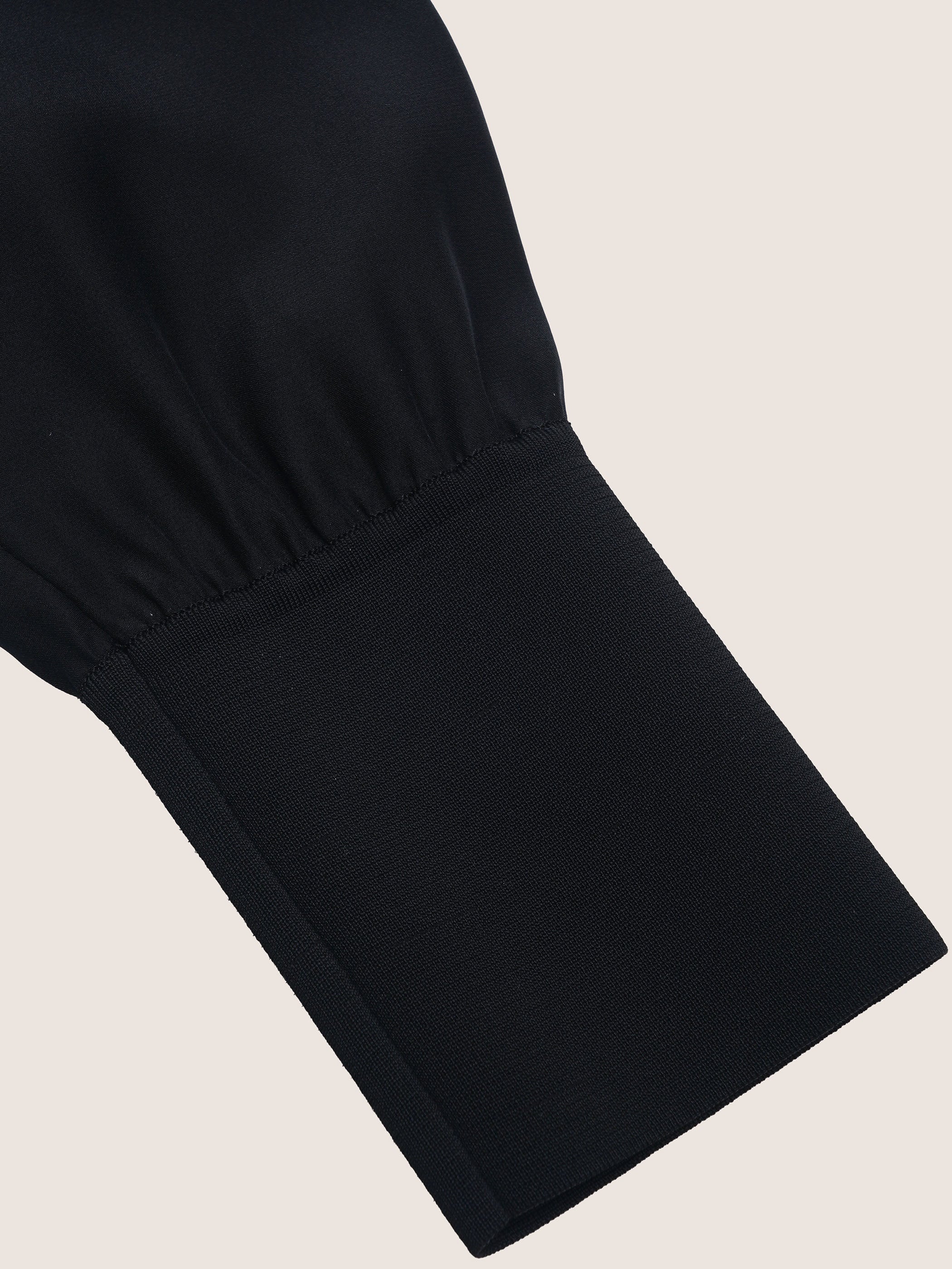 Goldie Silk Blouse With Elastic Sleeve Detail - Image 11