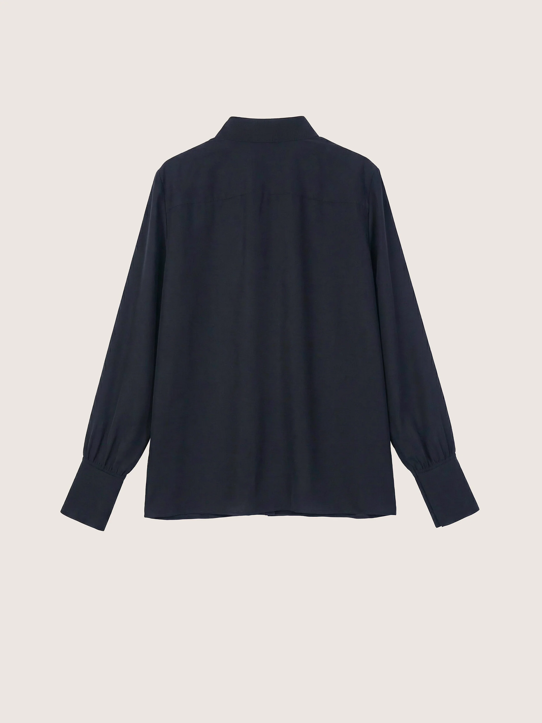 Goldie Silk Blouse With Elastic Sleeve Detail - Image 7