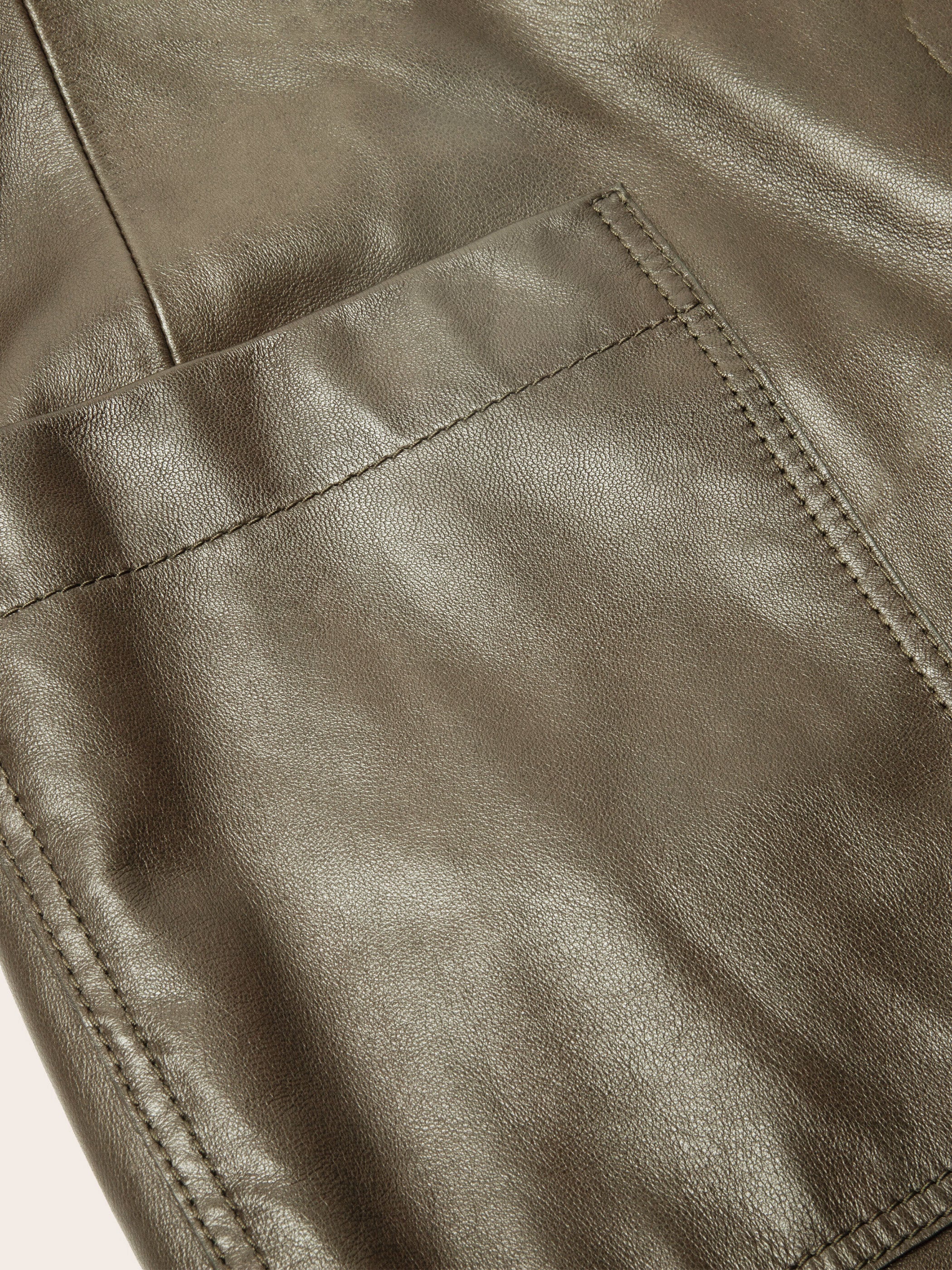 Greer Lambskin Wide-Leg Trousers - Image 11