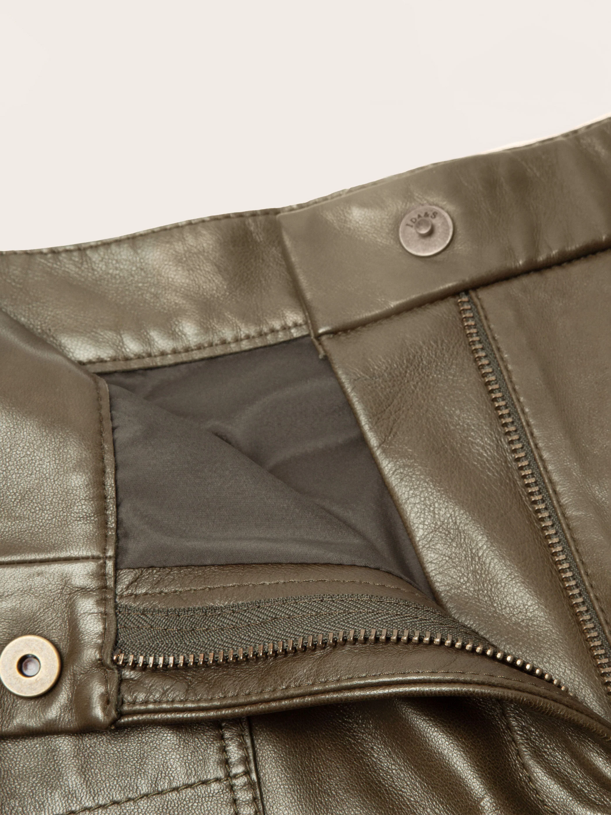 Greer Lambskin Wide-Leg Trousers - Image 8