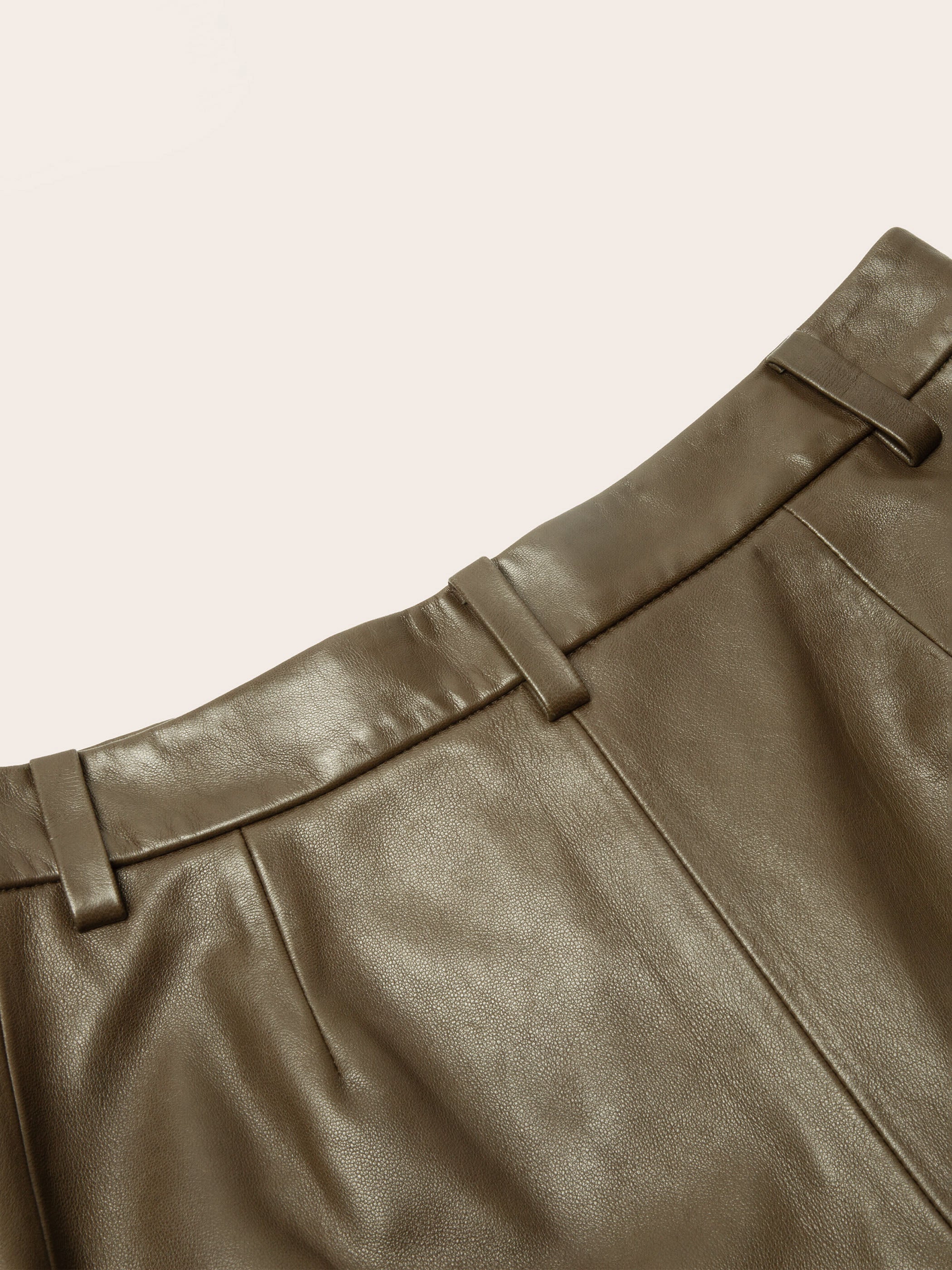 Greer Lambskin Wide-Leg Trousers - Image 9