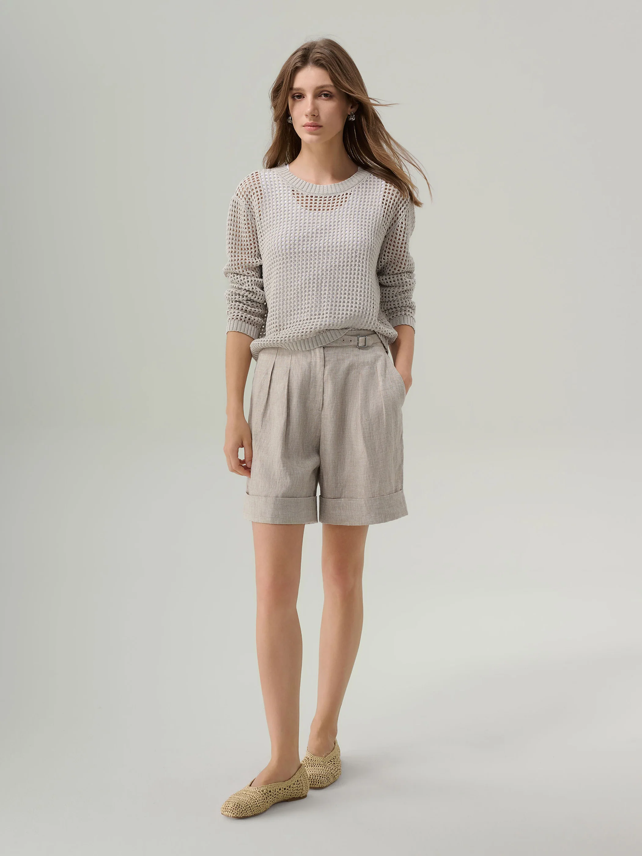 Harper Linen Shorts - Image 4