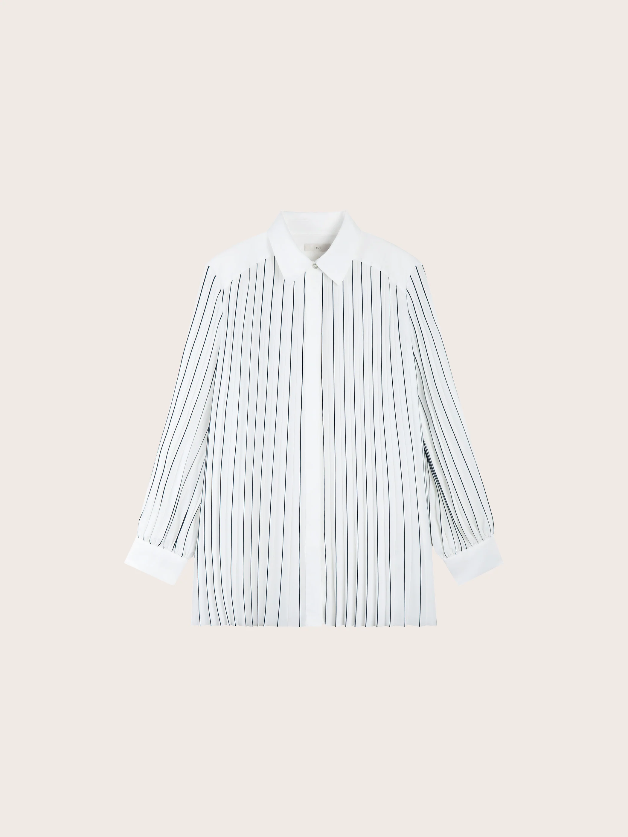HELENA PLEATED BUTTON DOWN BLOUSE - Image 4