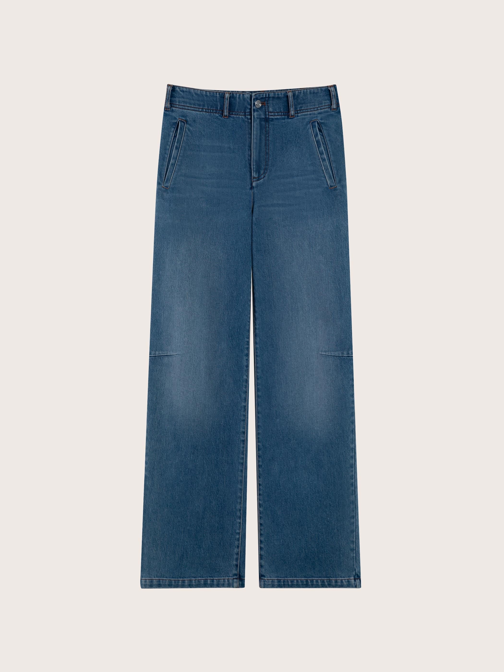SOLEIL HIGH WAISTED STRAIGHT DENIM - Image 9