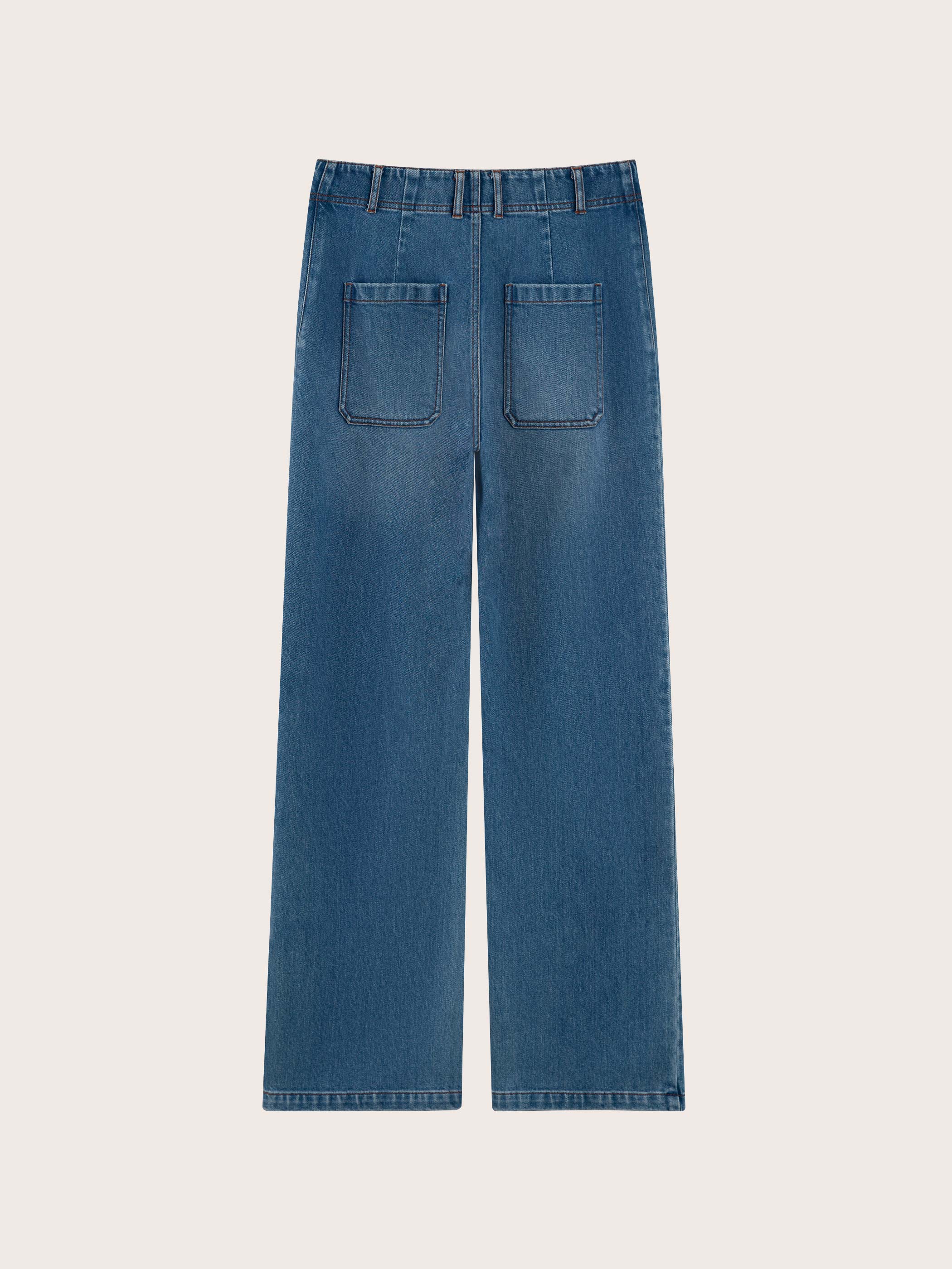 SOLEIL HIGH WAISTED STRAIGHT DENIM - Image 10