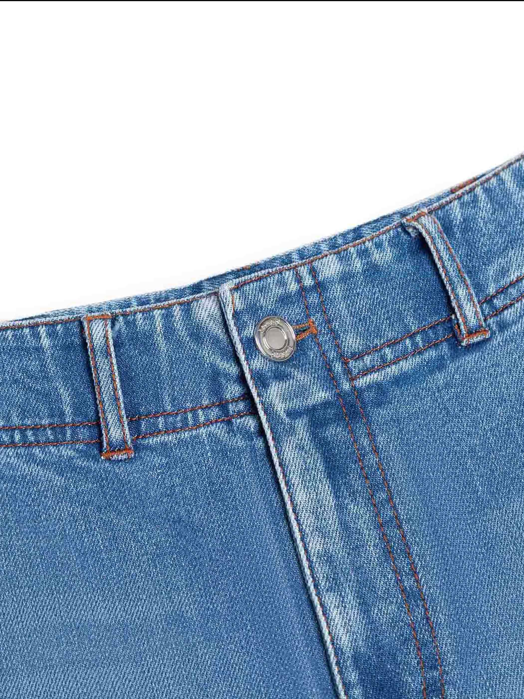 SOLEIL HIGH WAISTED STRAIGHT DENIM - Image 11