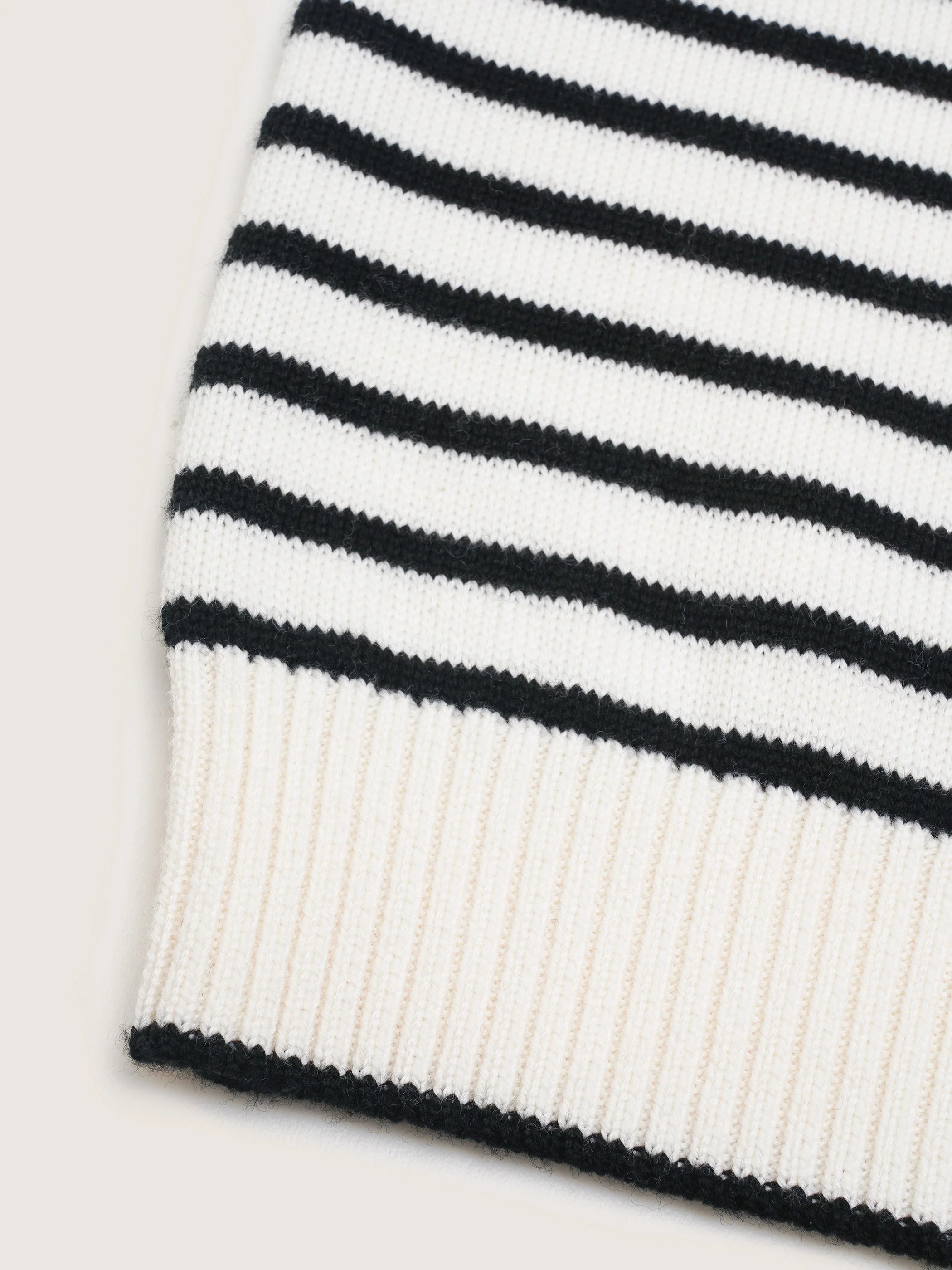 Ines Merino Stripe Quarter-Zip Knit - Image 10