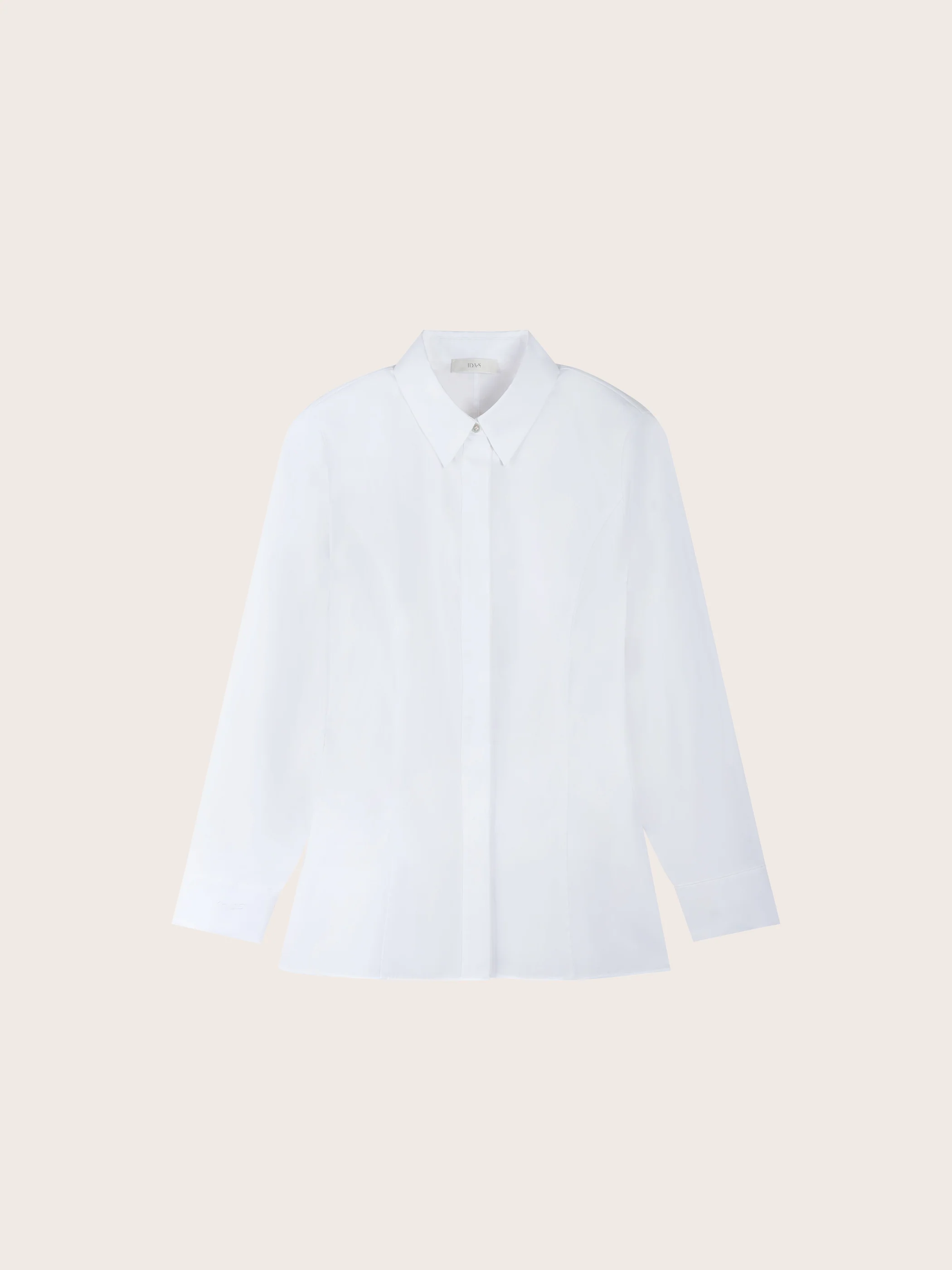 ISABEL FITTED STRETCH COTTON BLOUSE - Image 5
