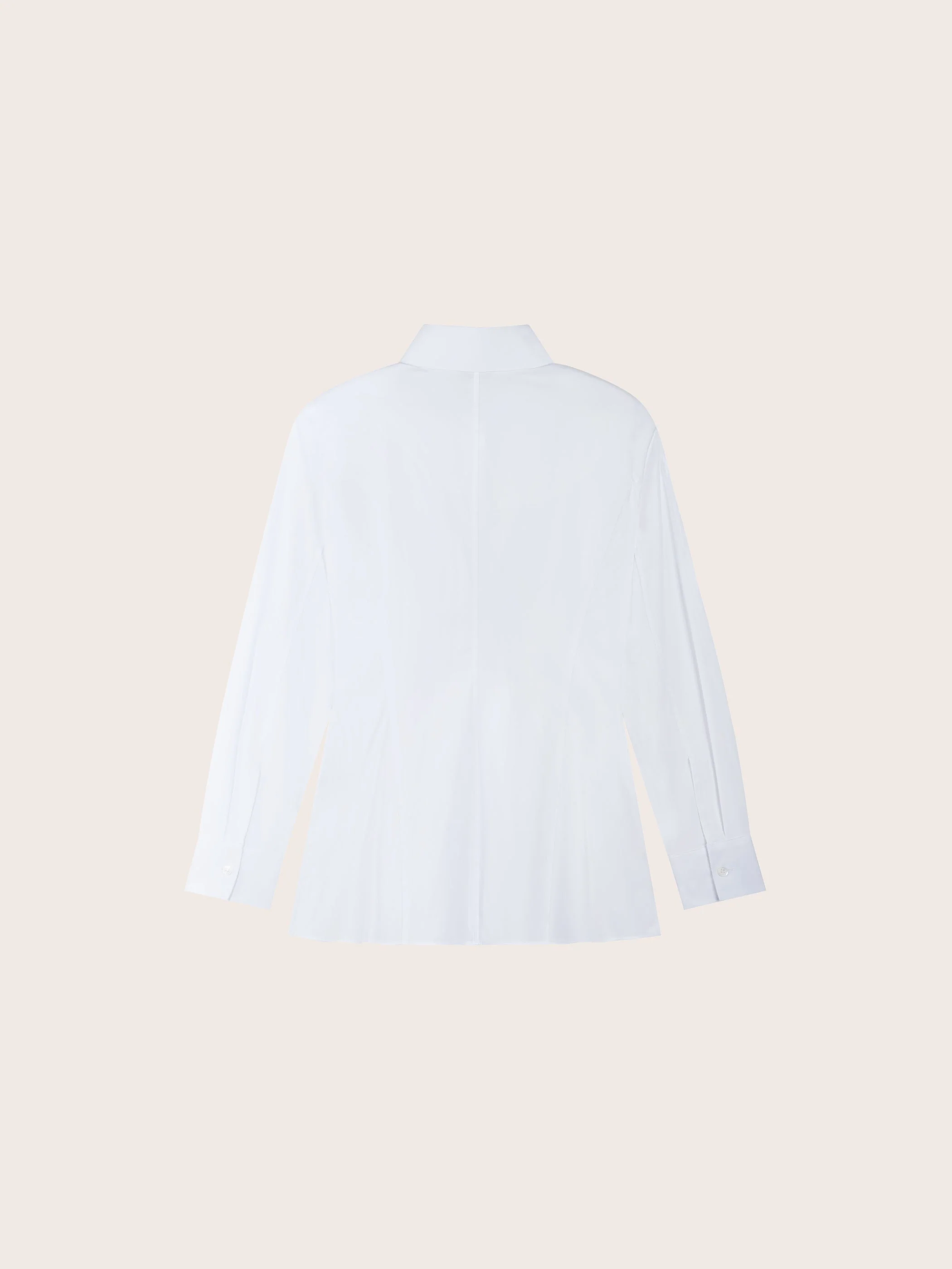 ISABEL FITTED STRETCH COTTON BLOUSE - Image 6