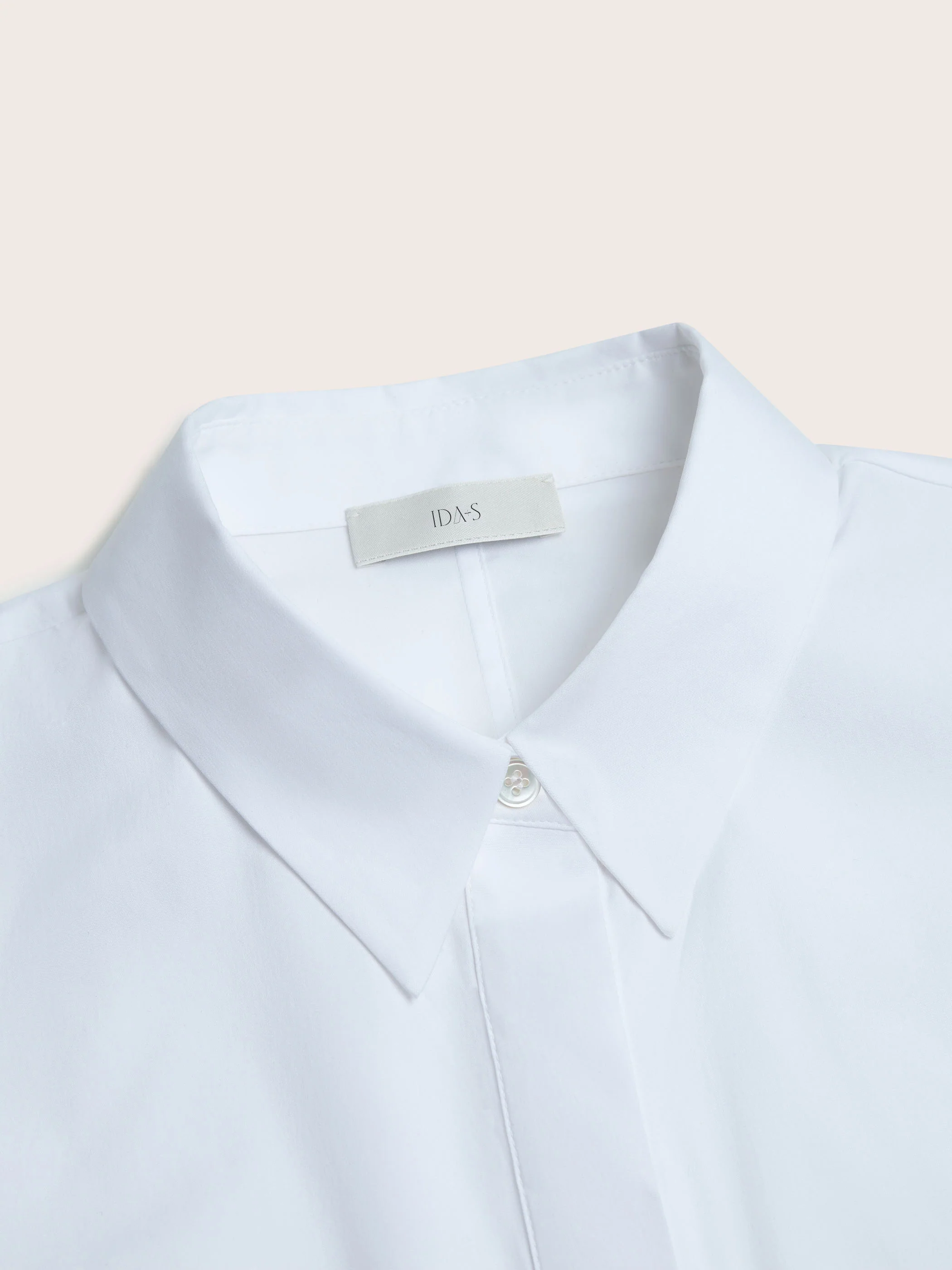 ISABEL FITTED STRETCH COTTON BLOUSE - Image 7