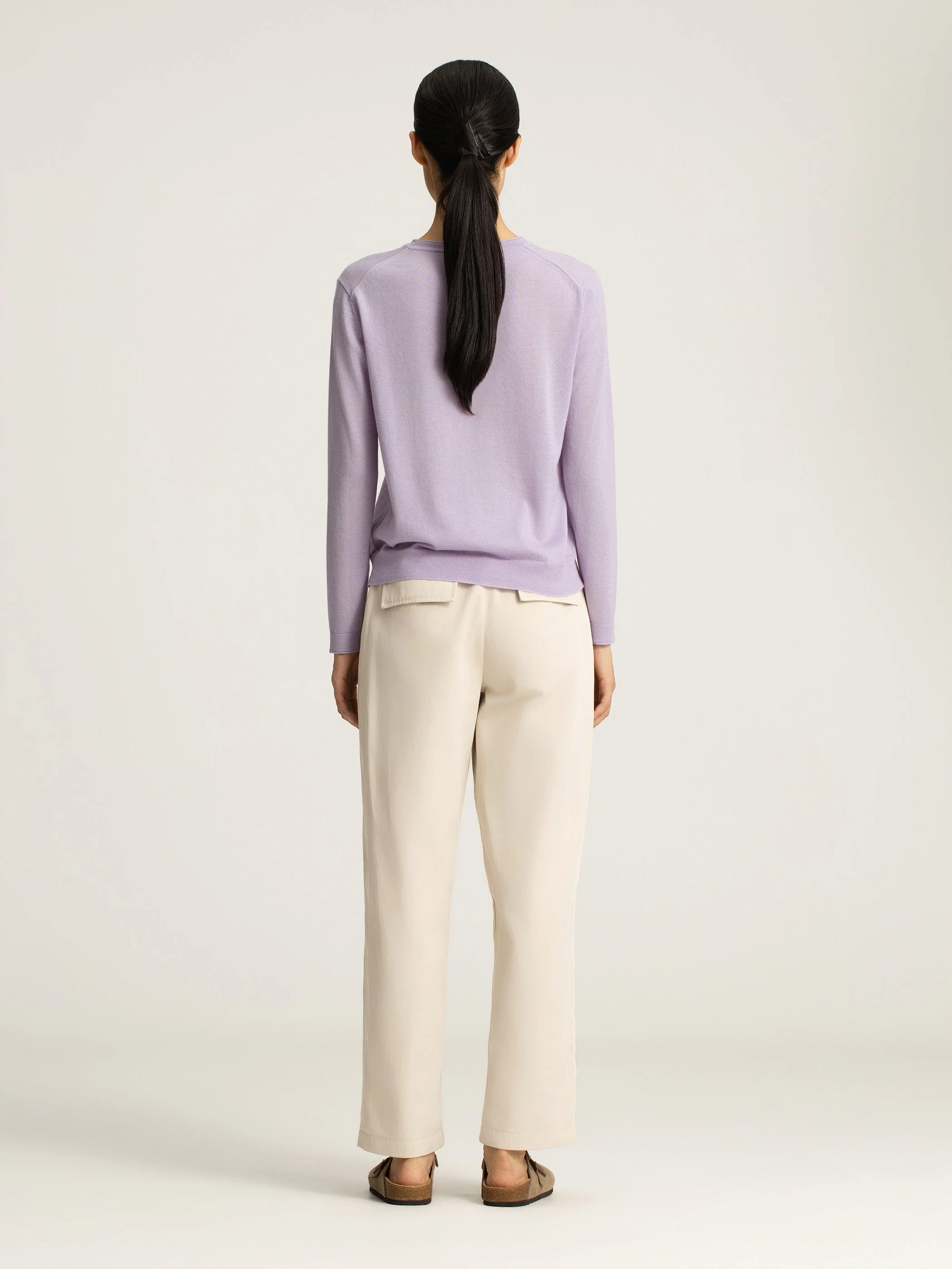 Isolde Featherweight Cashmere Crewneck - Image 3