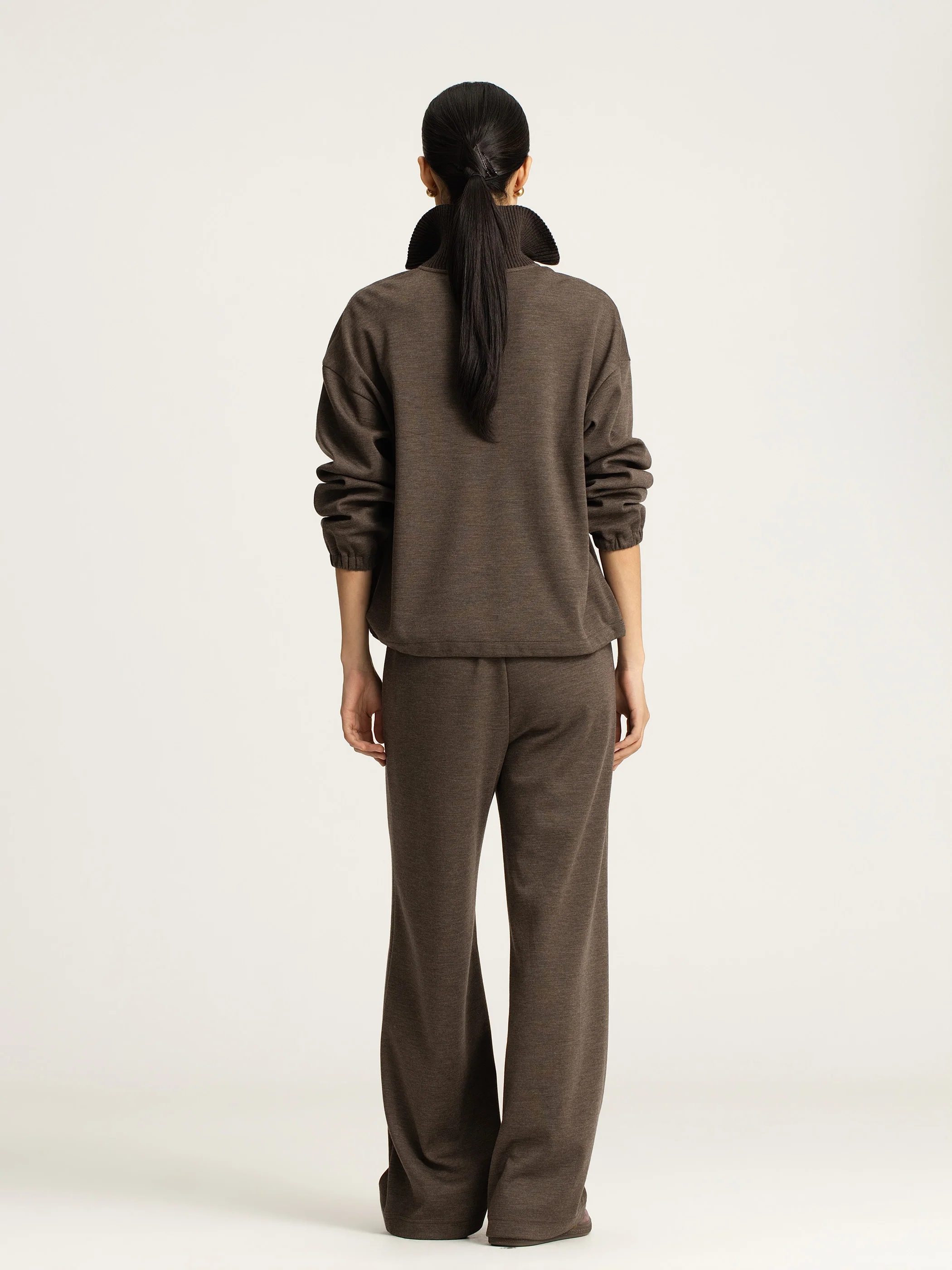 Jena Wool Wide-Leg Trousers - Image 4