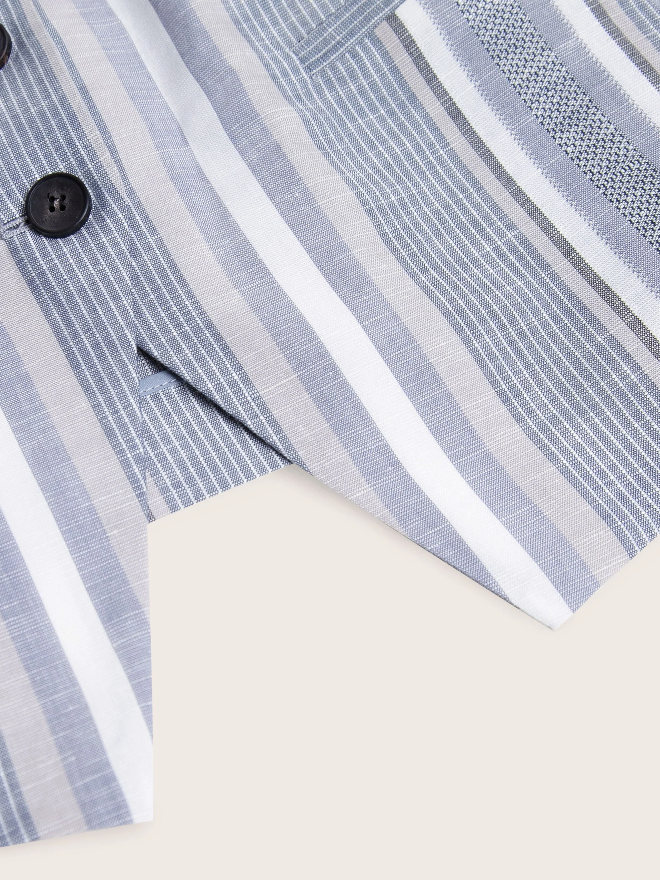 Joan Striped Linen Vest - Image 11