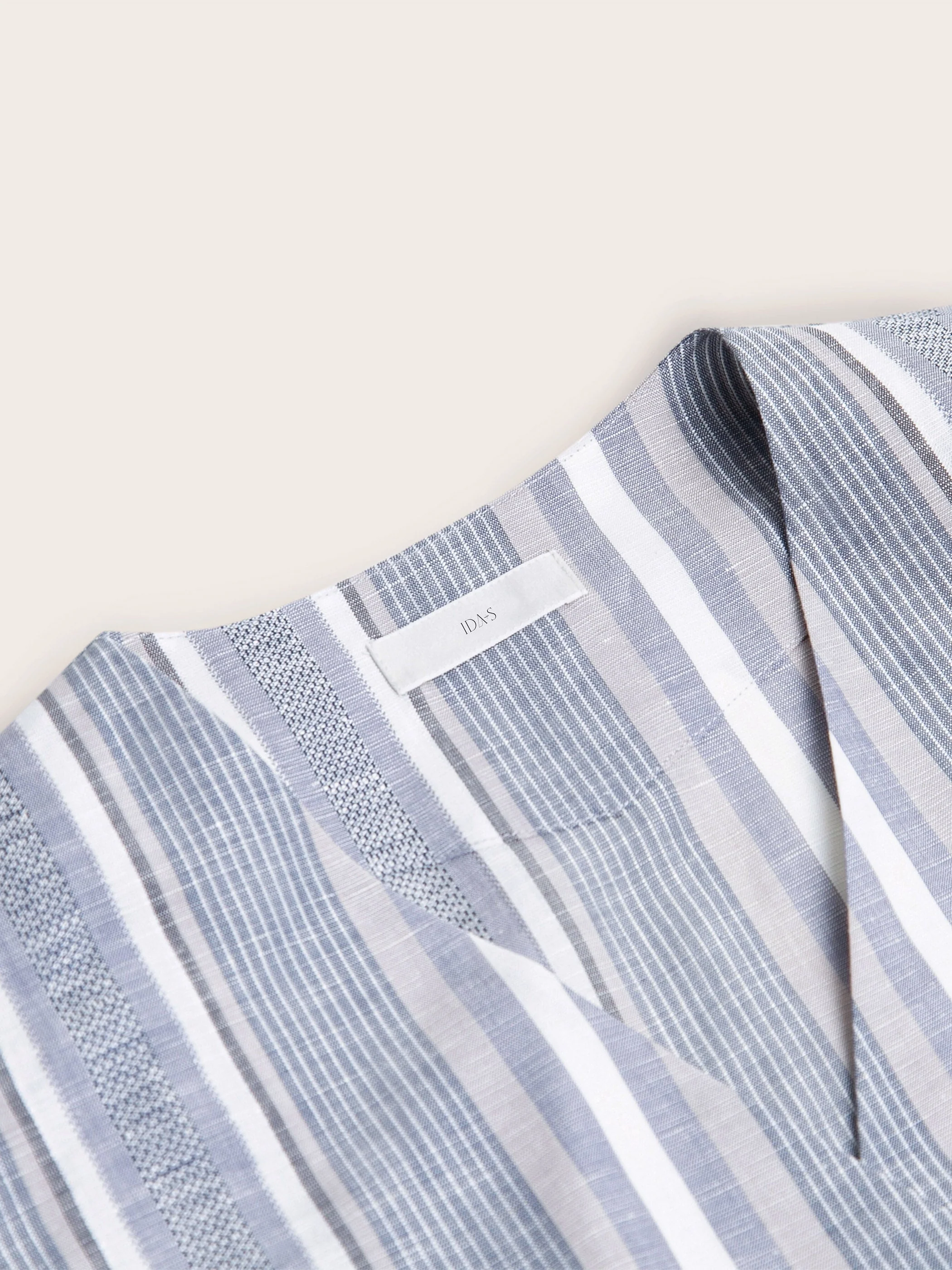 Joan Striped Linen Vest - Image 9