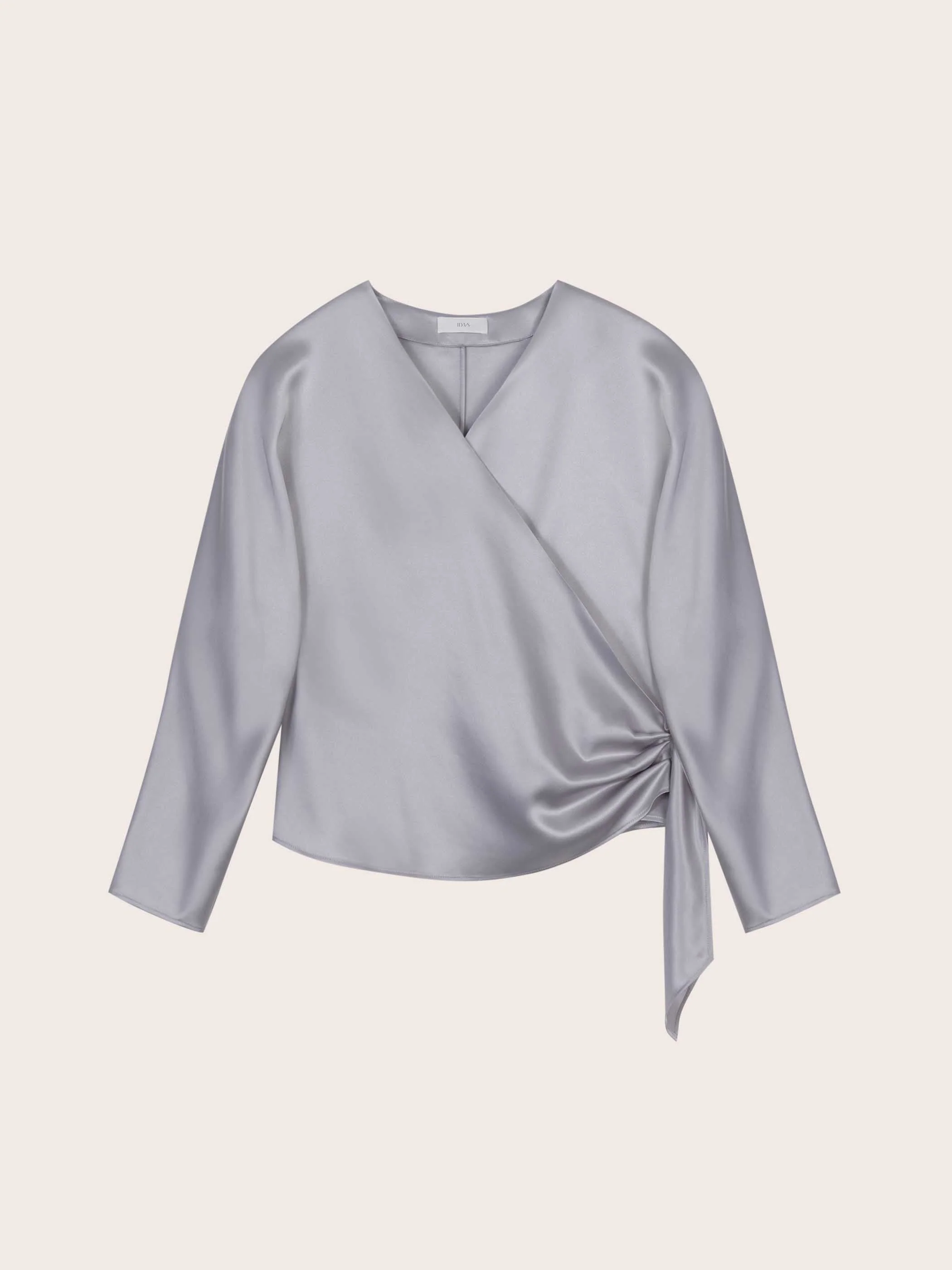 Juliette Satin Wrap 
Blouse - Image 6