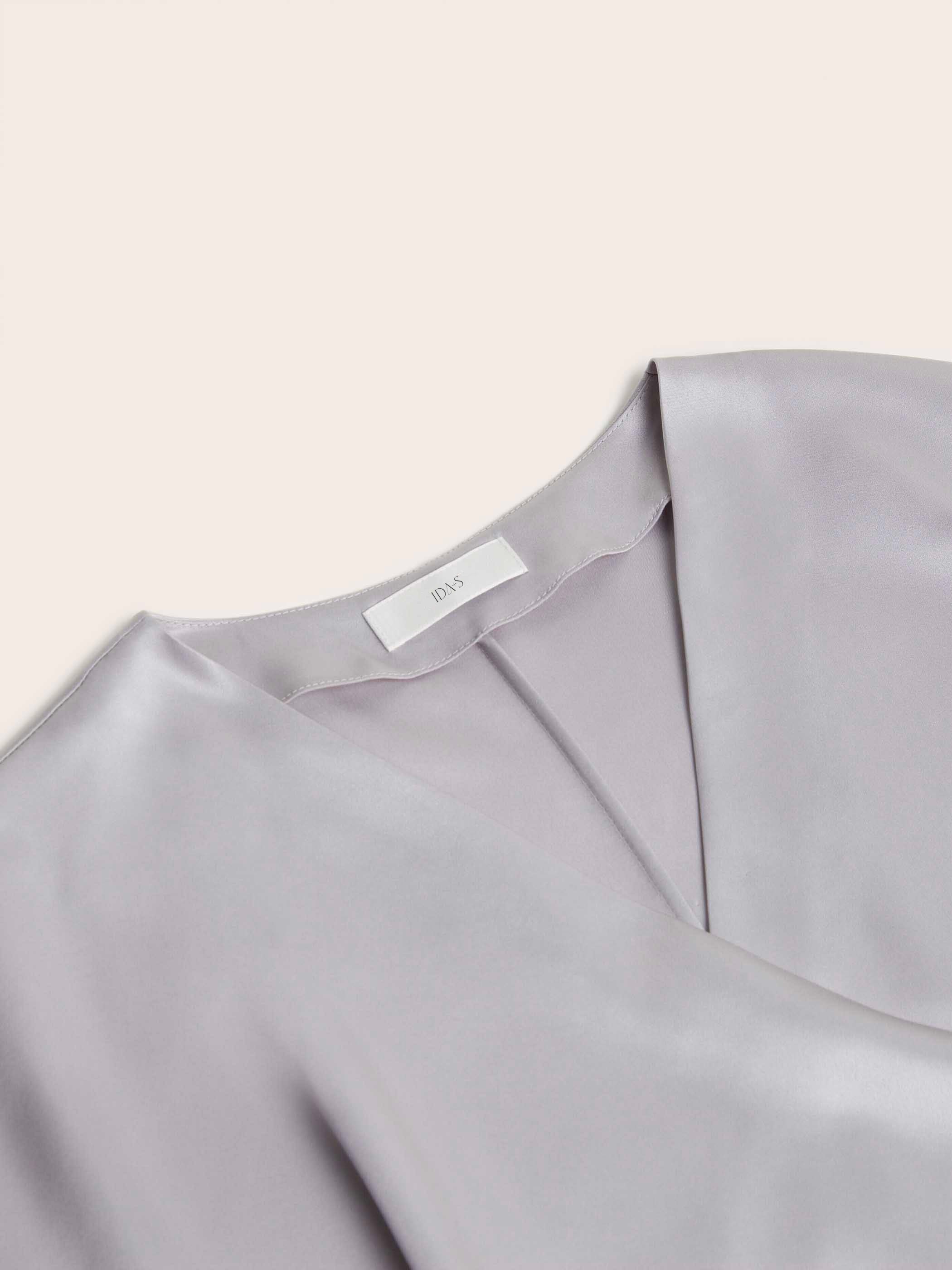 Juliette Satin Wrap 
Blouse - Image 8