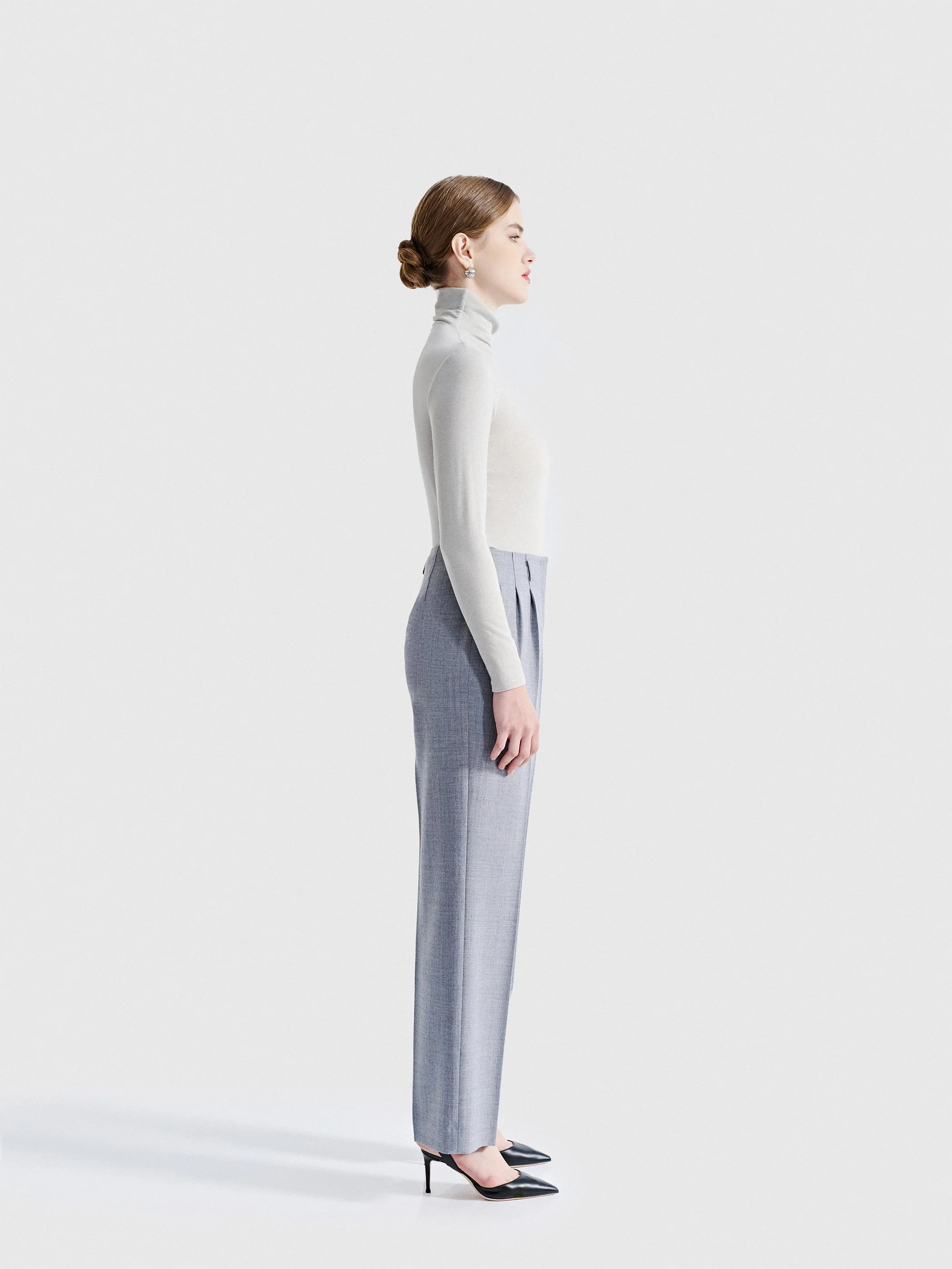 Juno Lyocell/Wool Turtleneck - Image 3