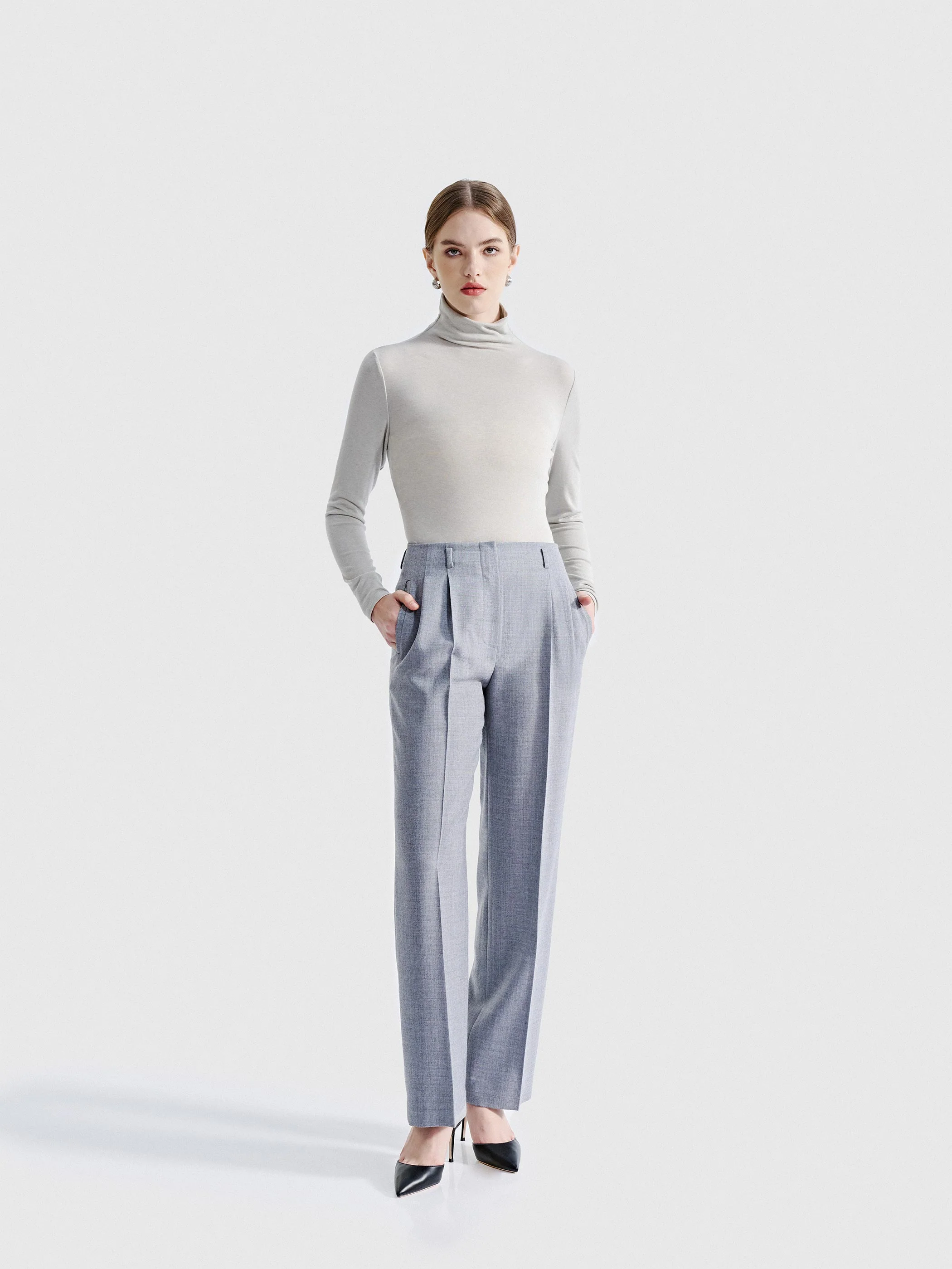 Juno Lyocell/Wool Turtleneck - Image 5