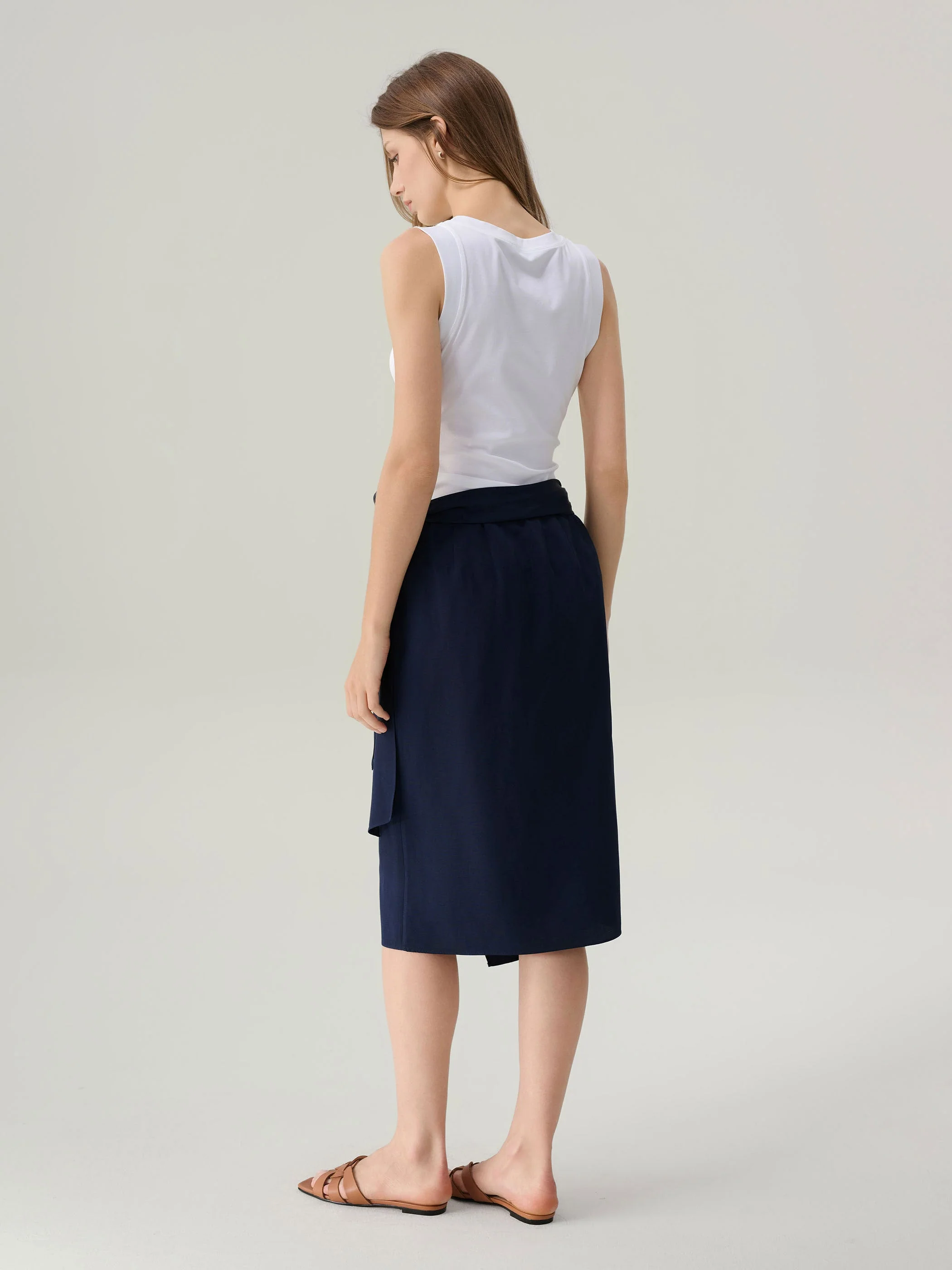 Kate Wrap Midi Skirt - Image 5