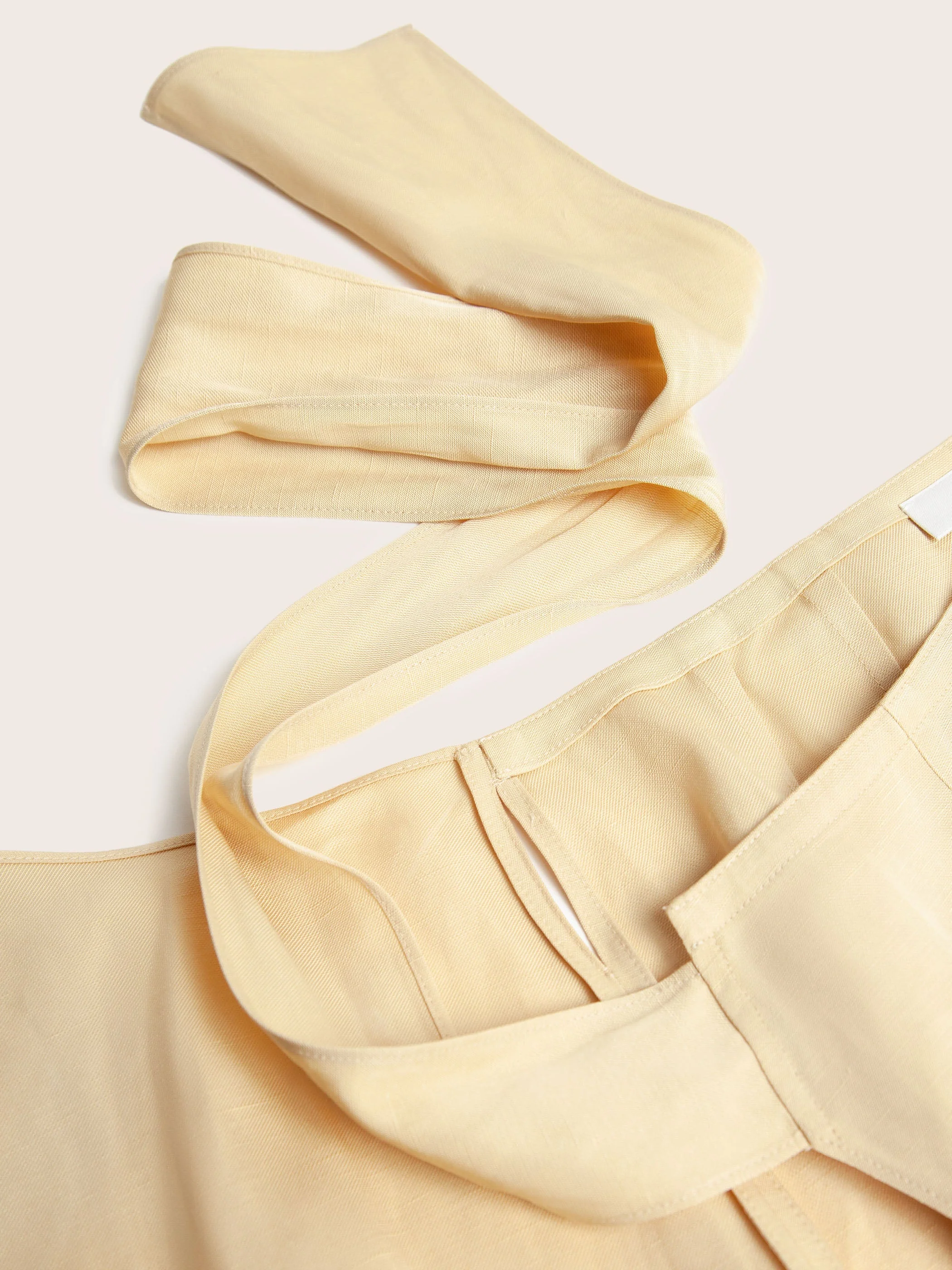 Jane Linen Wrap Midi Skirt - Image 10