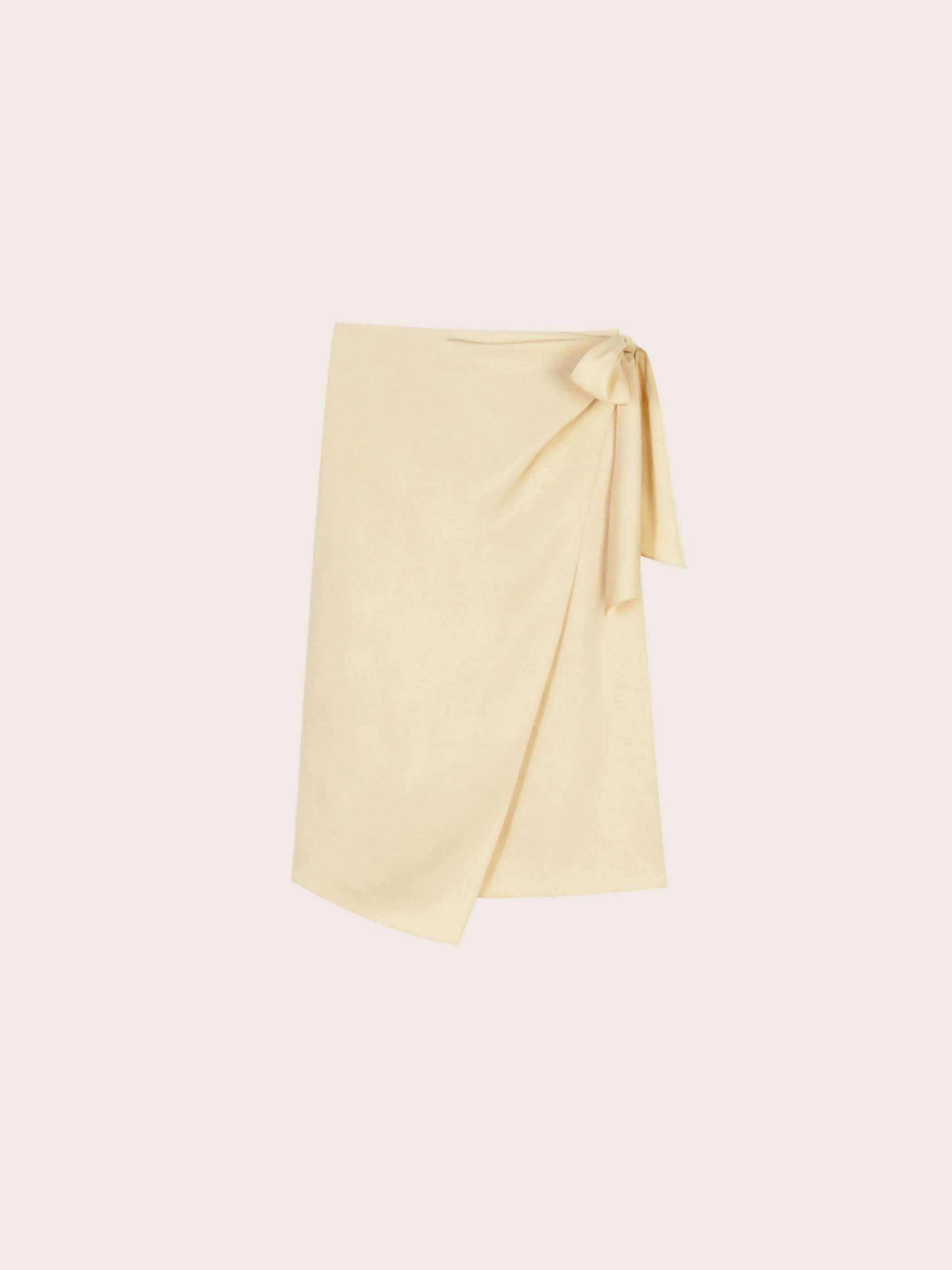 Jane Linen Wrap Midi Skirt - Image 3