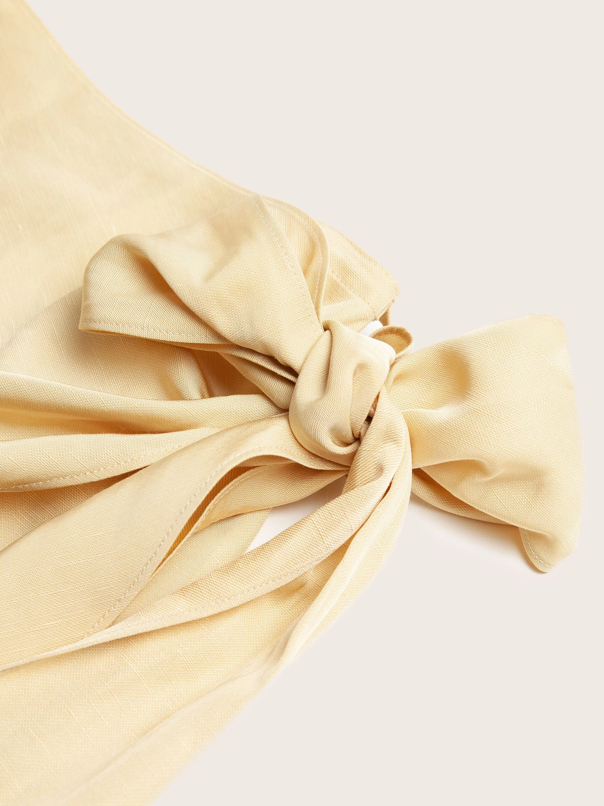 Jane Linen Wrap Midi Skirt - Image 8