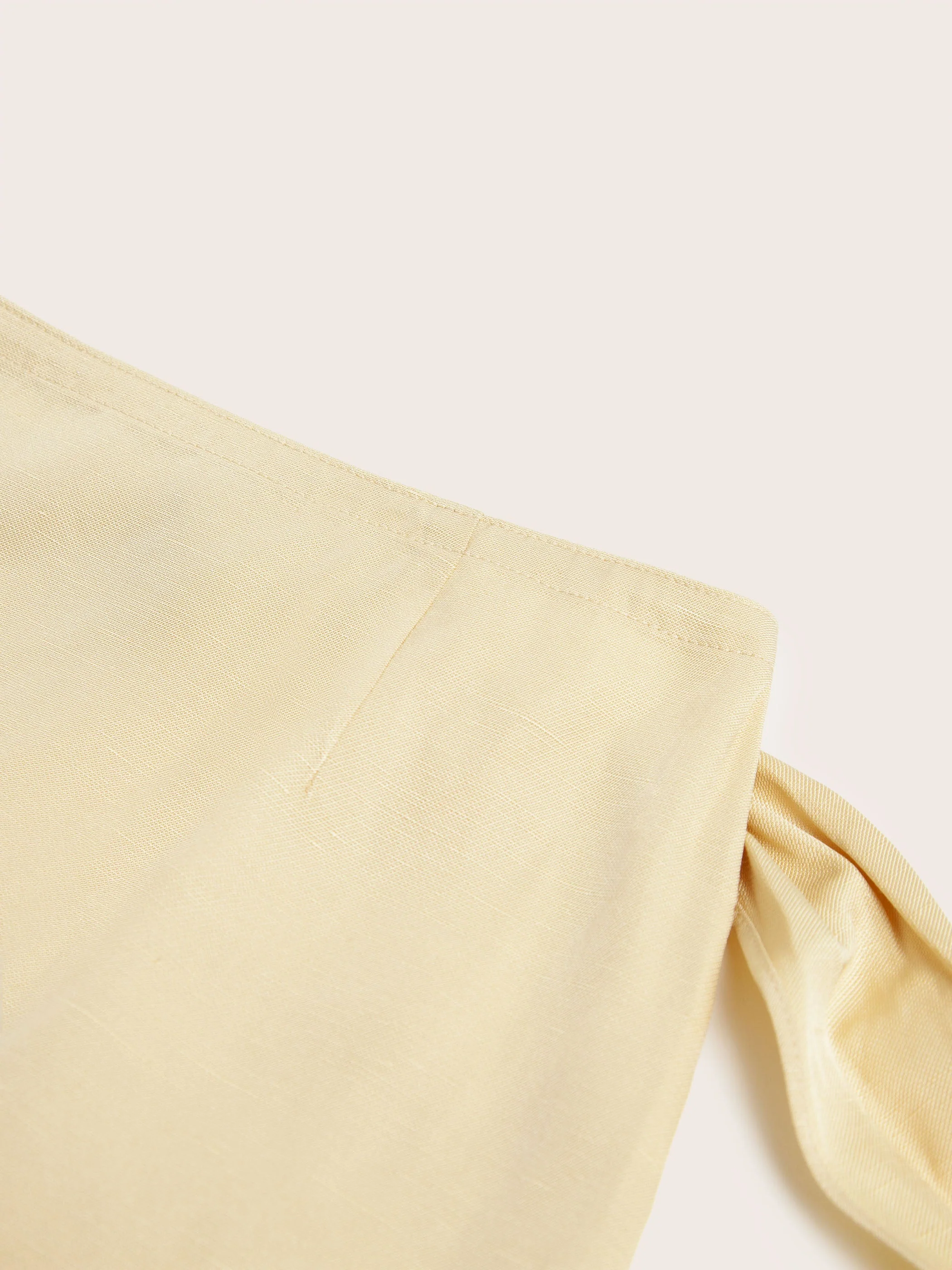Jane Linen Wrap Midi Skirt - Image 9