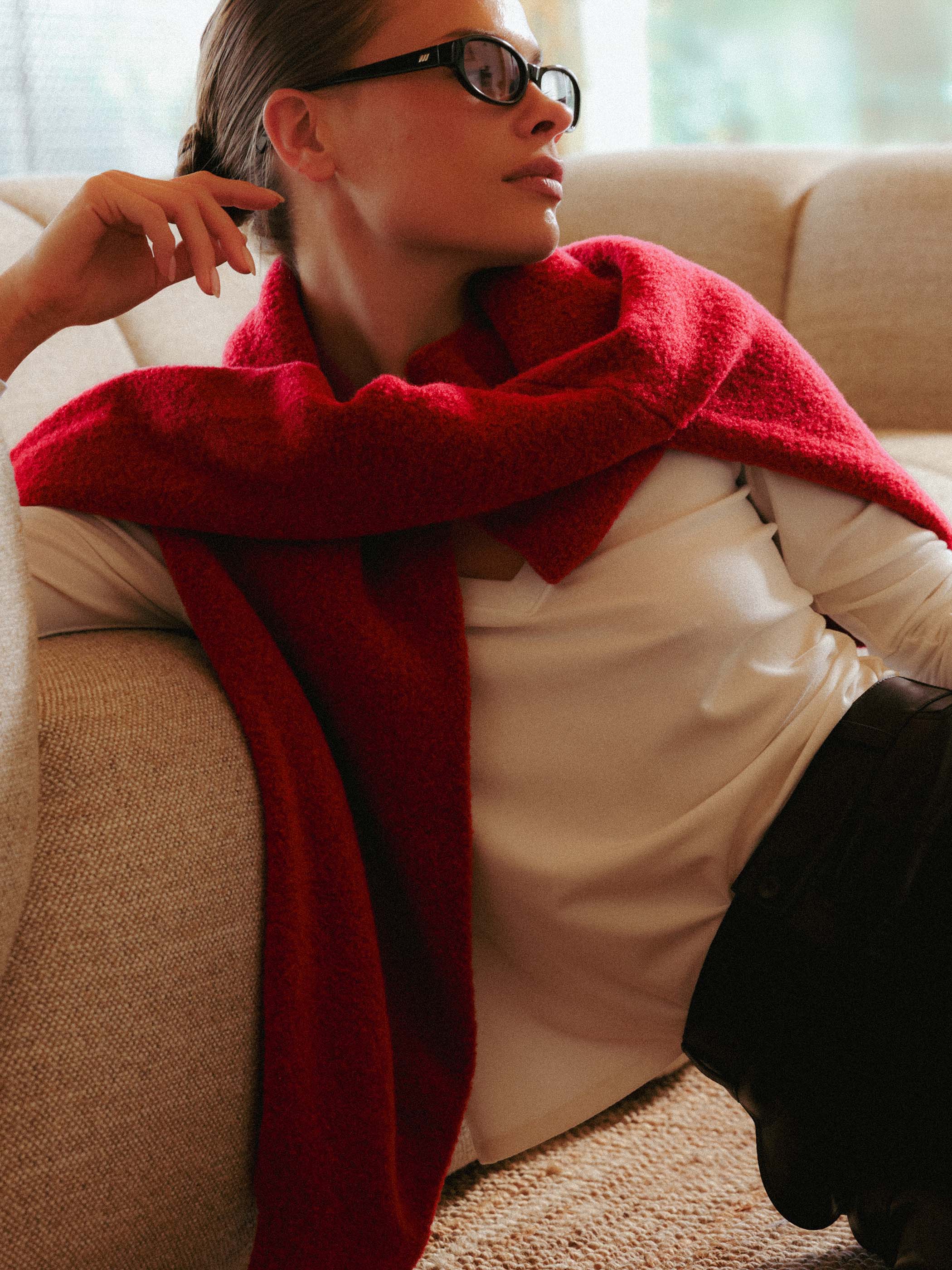 Lena Lyocell/Wool Blend Top - Image 2