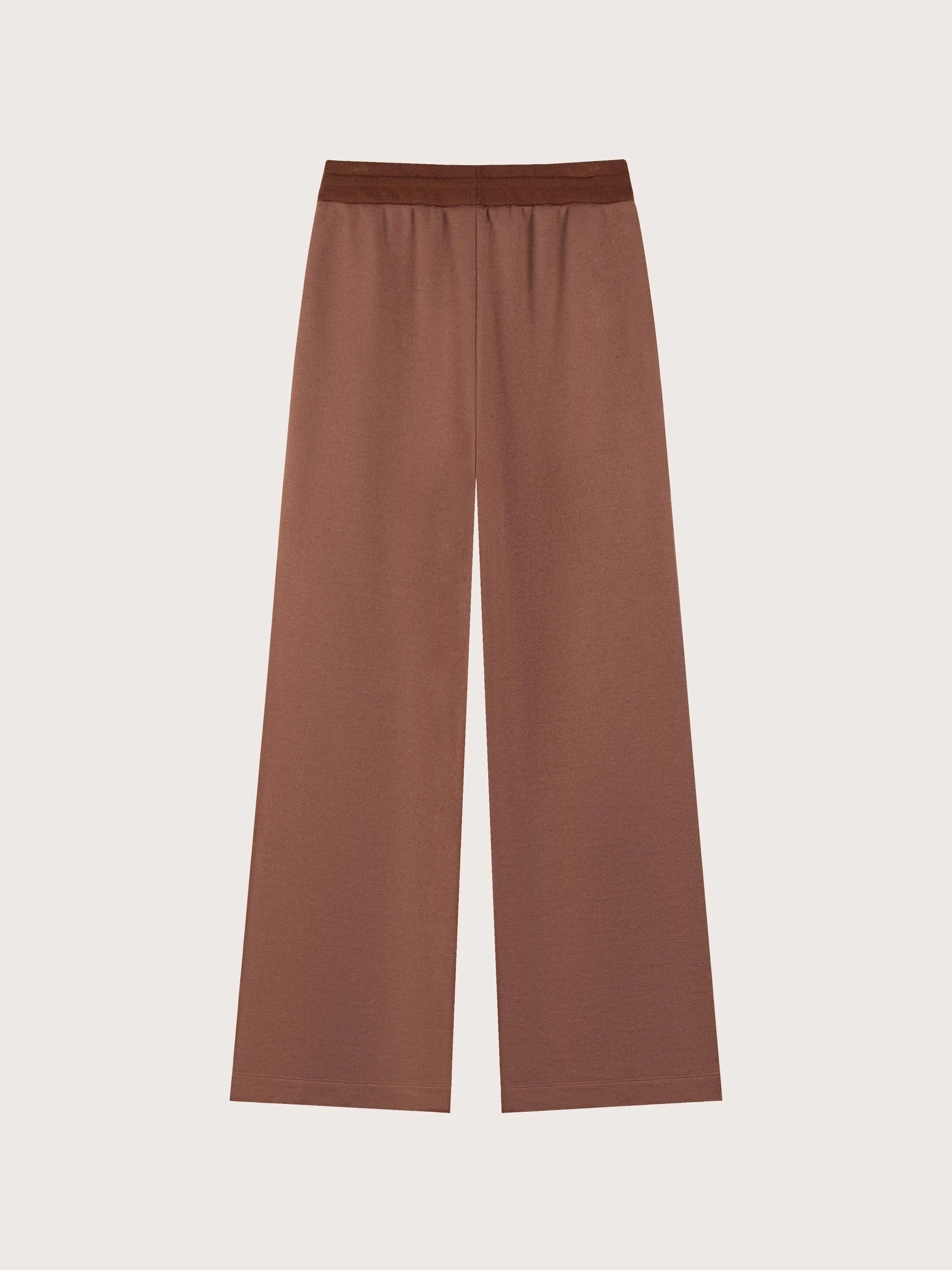 LENI WOOL/COTTON WIDE LEG PANTS - Image 7
