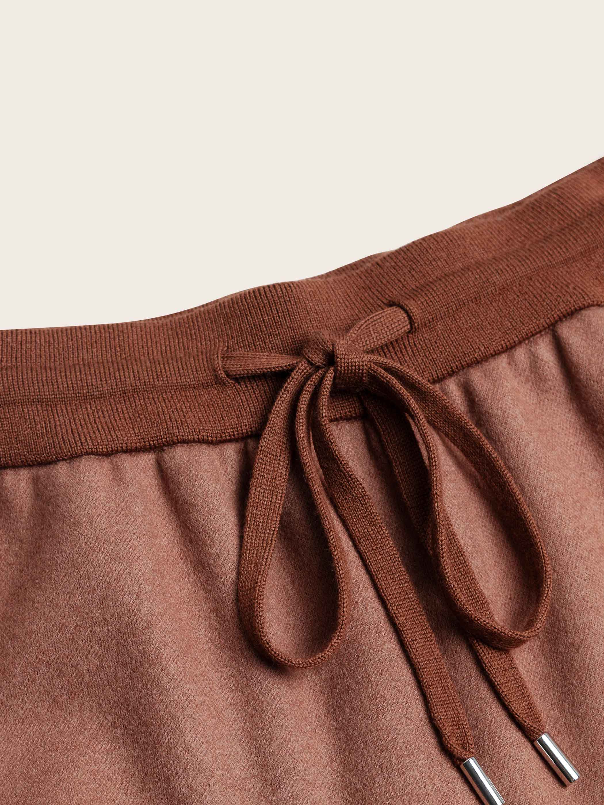 LENI WOOL/COTTON WIDE LEG PANTS - Image 9