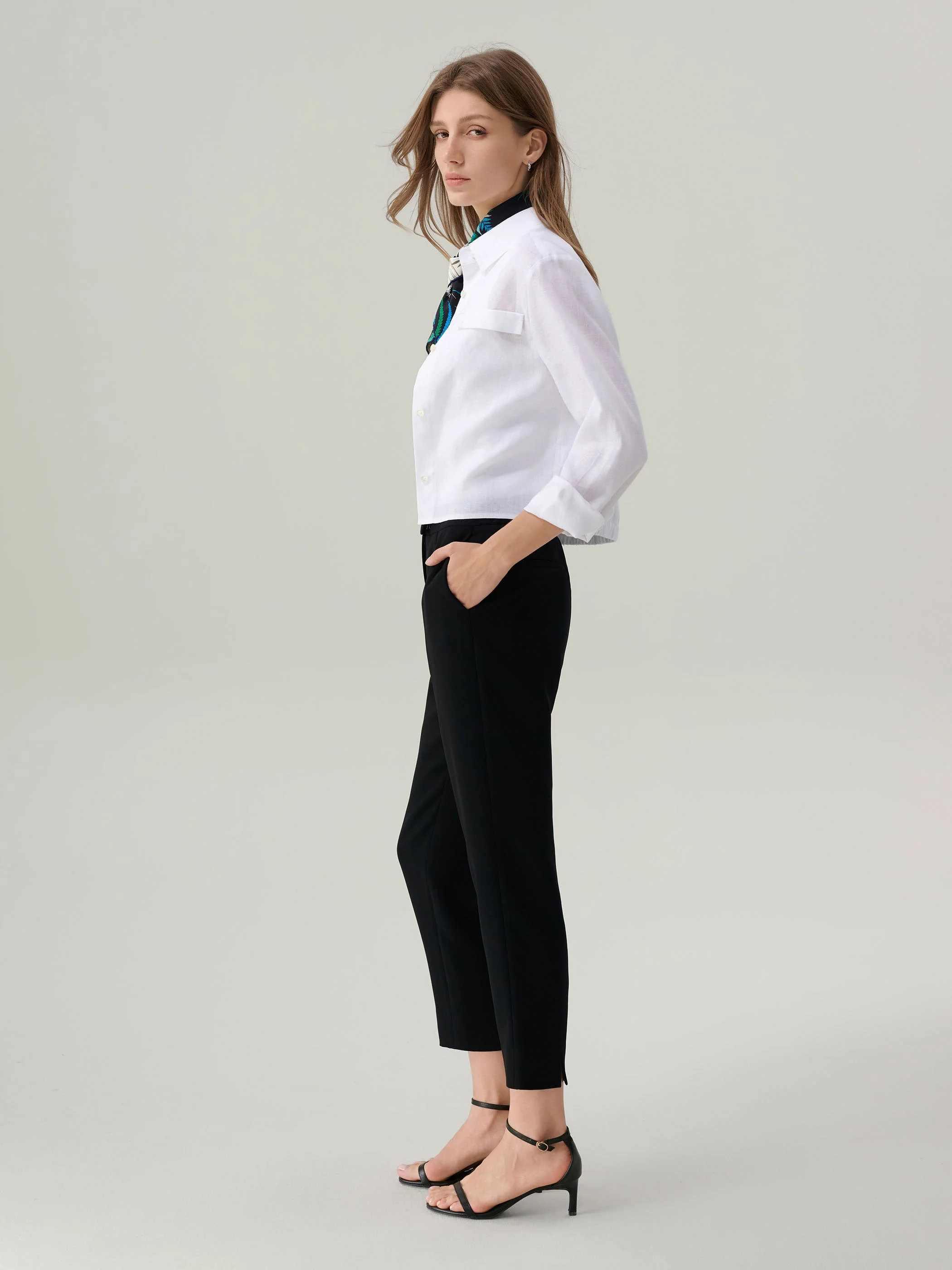 Lilah Linen Button Down Top - Image 2