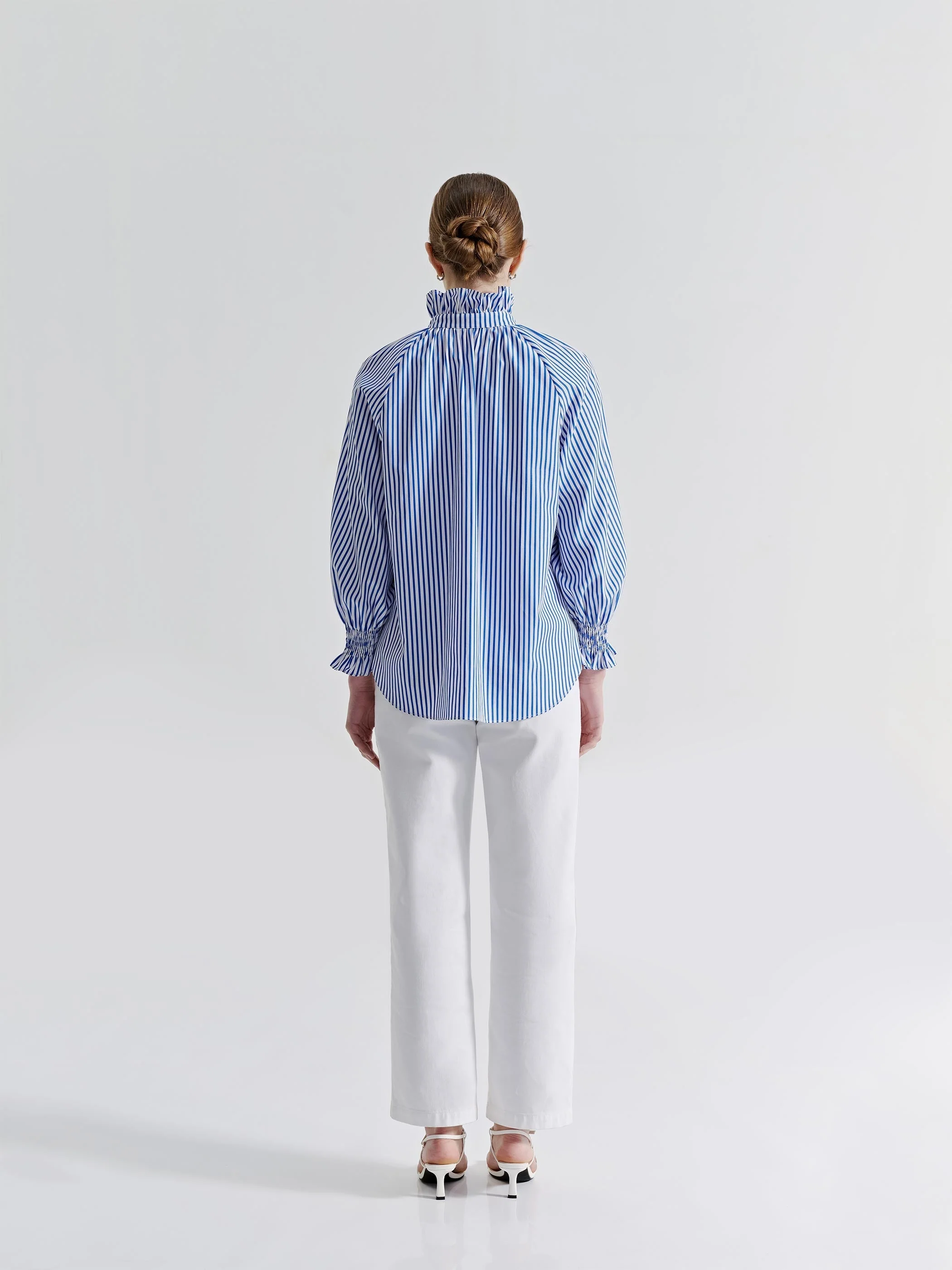 LILY STRIPE FLOUNCE TOP - Image 3