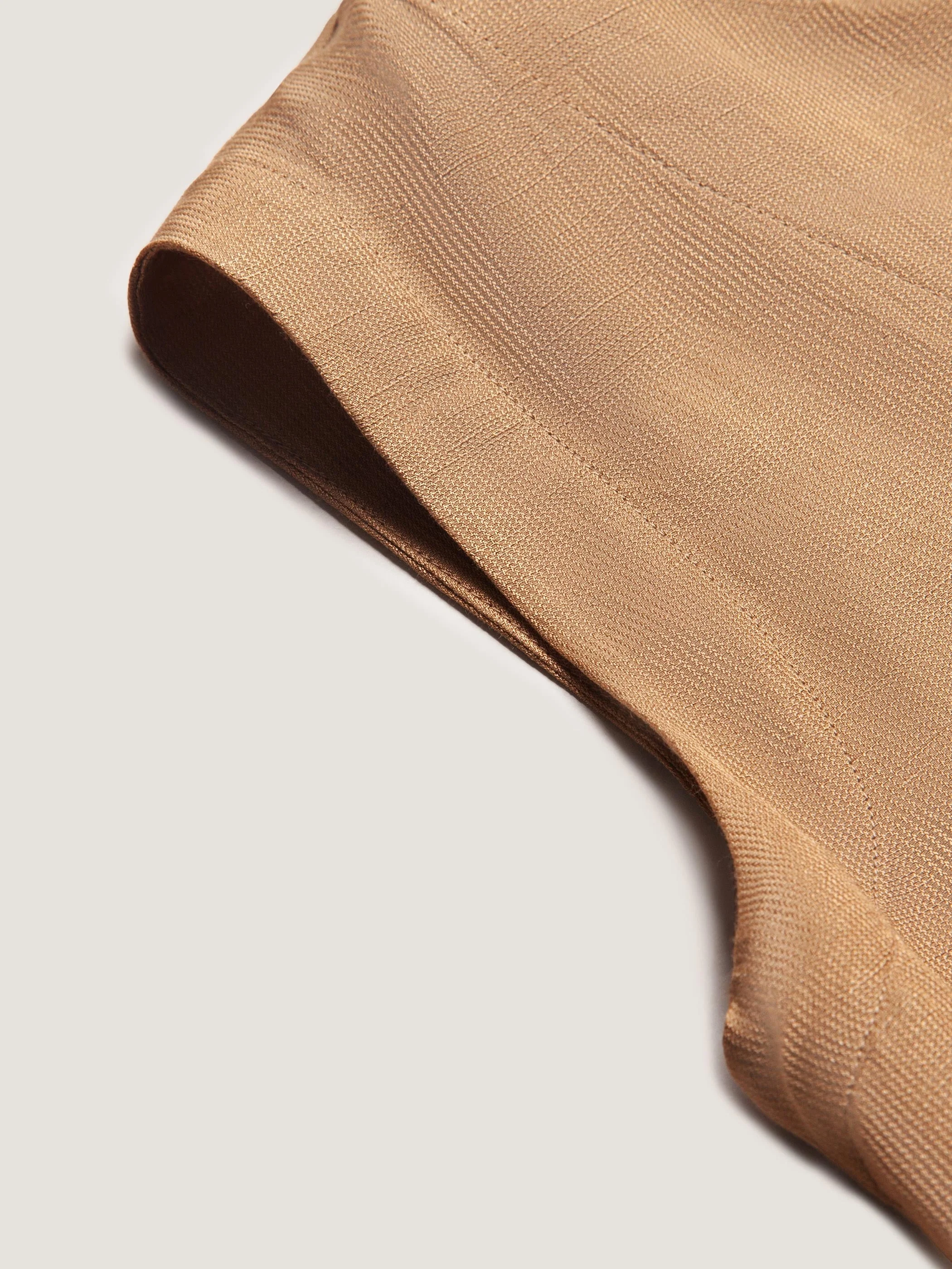 Mandarin Silk Linen Dress - Image 9