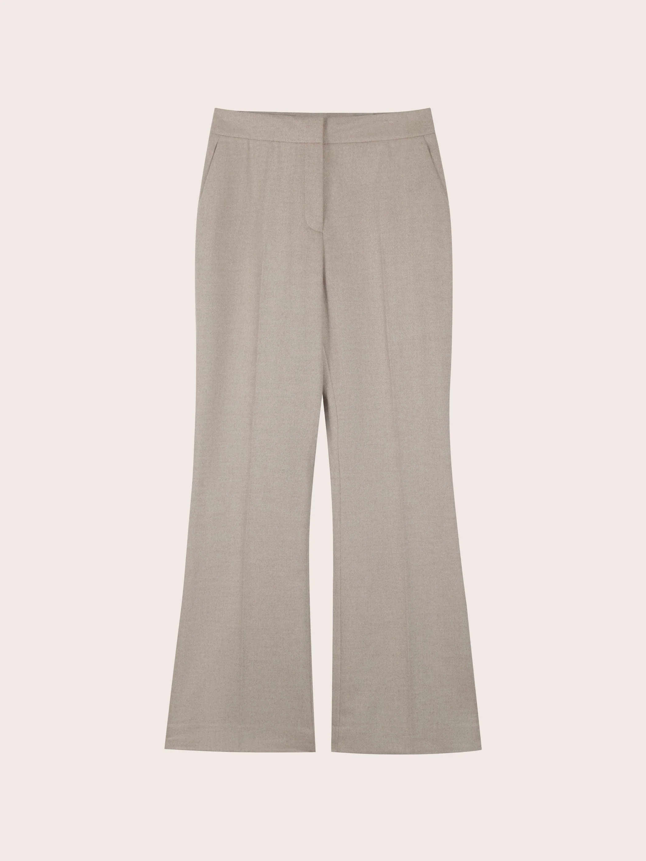 LIORA SILK WOOL STRAIGHT LEG SUIT PANTS - Image 7