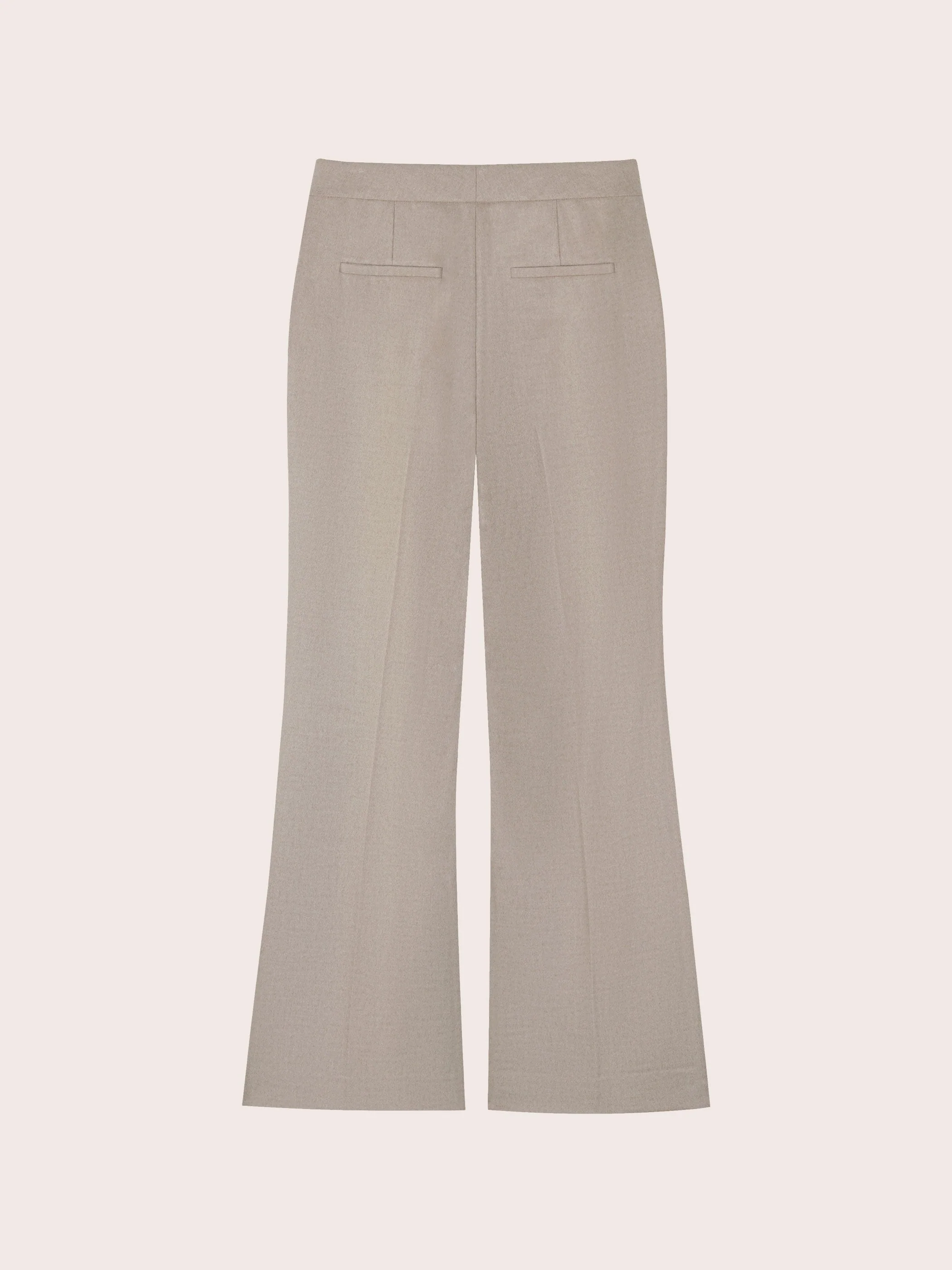 LIORA SILK WOOL STRAIGHT LEG SUIT PANTS - Image 8