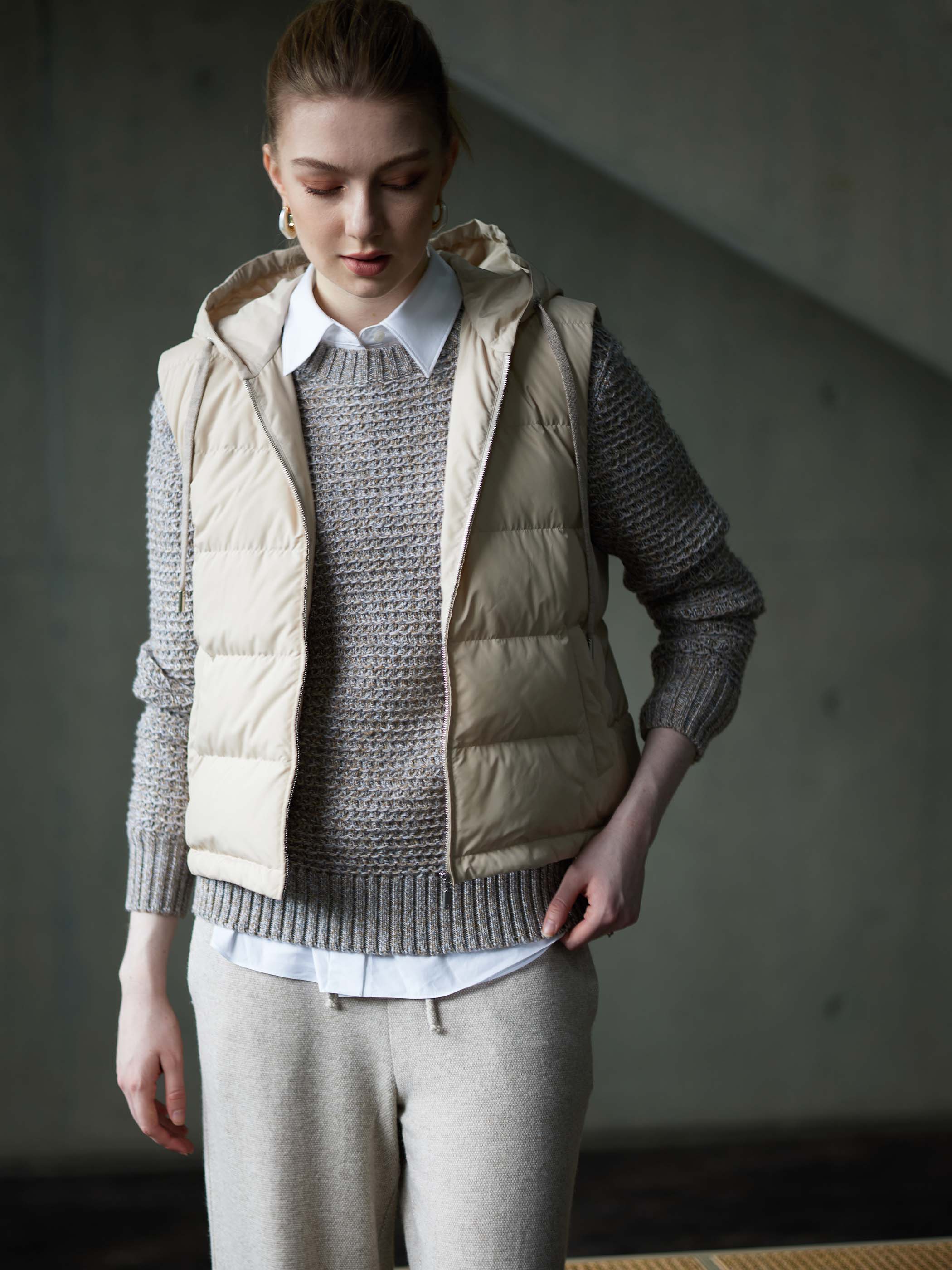 CLEO LONG SLEEVE WOOL CREW KNIT - Image 6
