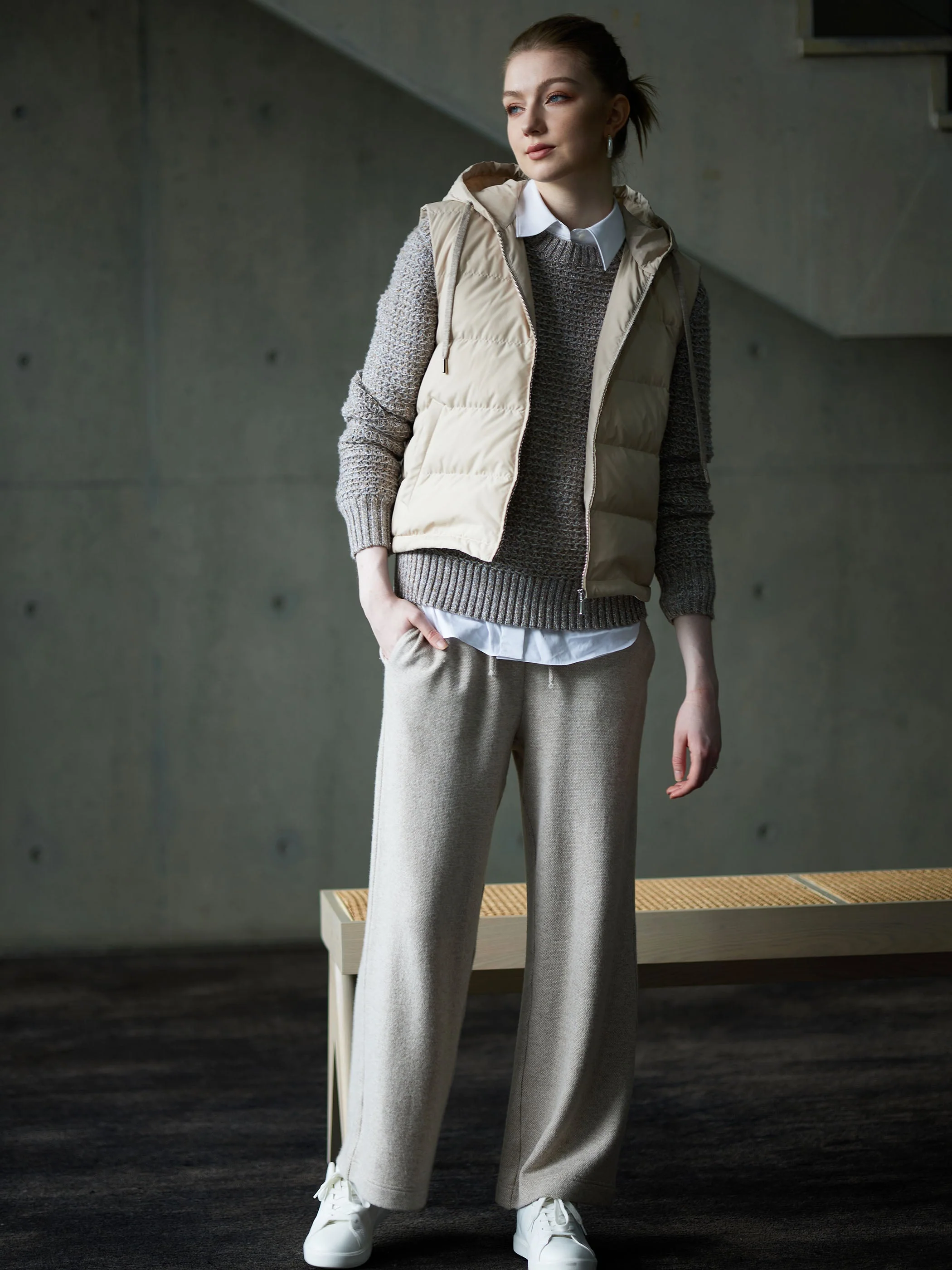 CLEO LONG SLEEVE WOOL CREW KNIT - Image 7