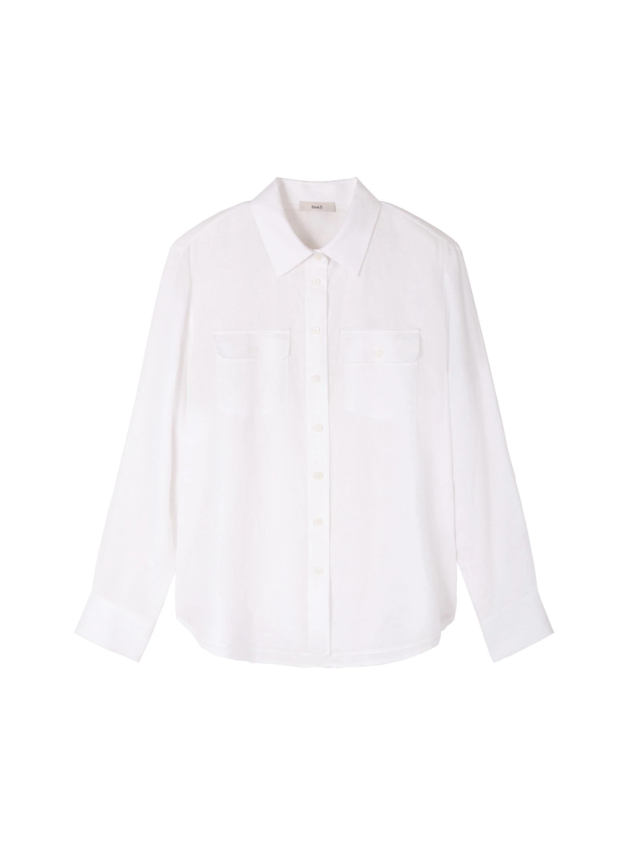 LONG SLEEVEN LINEN SHIRT W/ RELAXED SHOULDER - Image 6