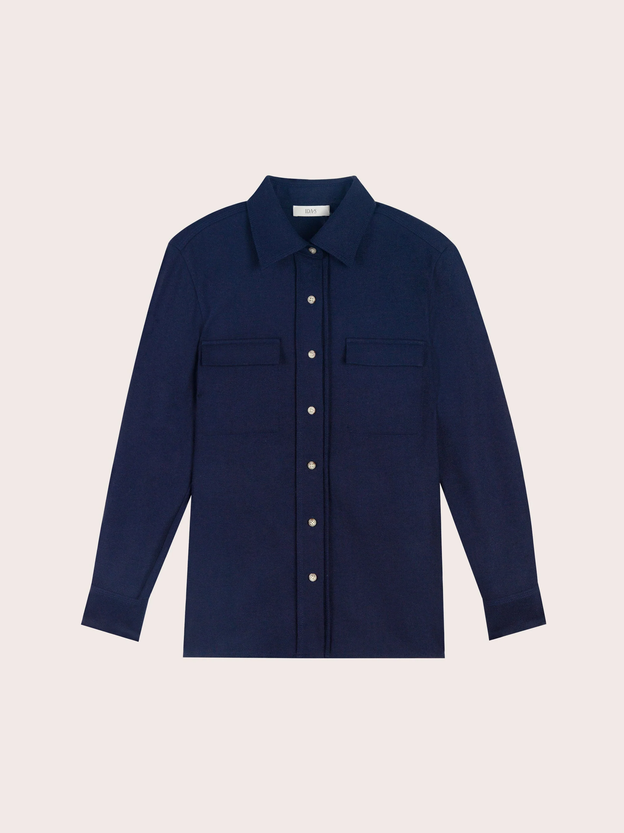 LUCY WOOL BUTTON UP TOP - Image 7