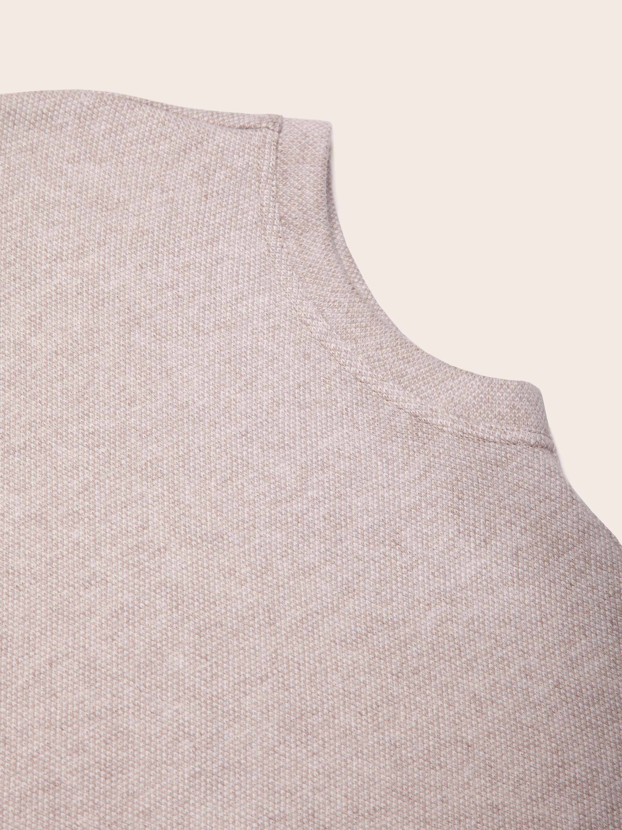 LYRA WOOL CASHMERE CAP SLEEVES SHEATH DRESS - Image 10