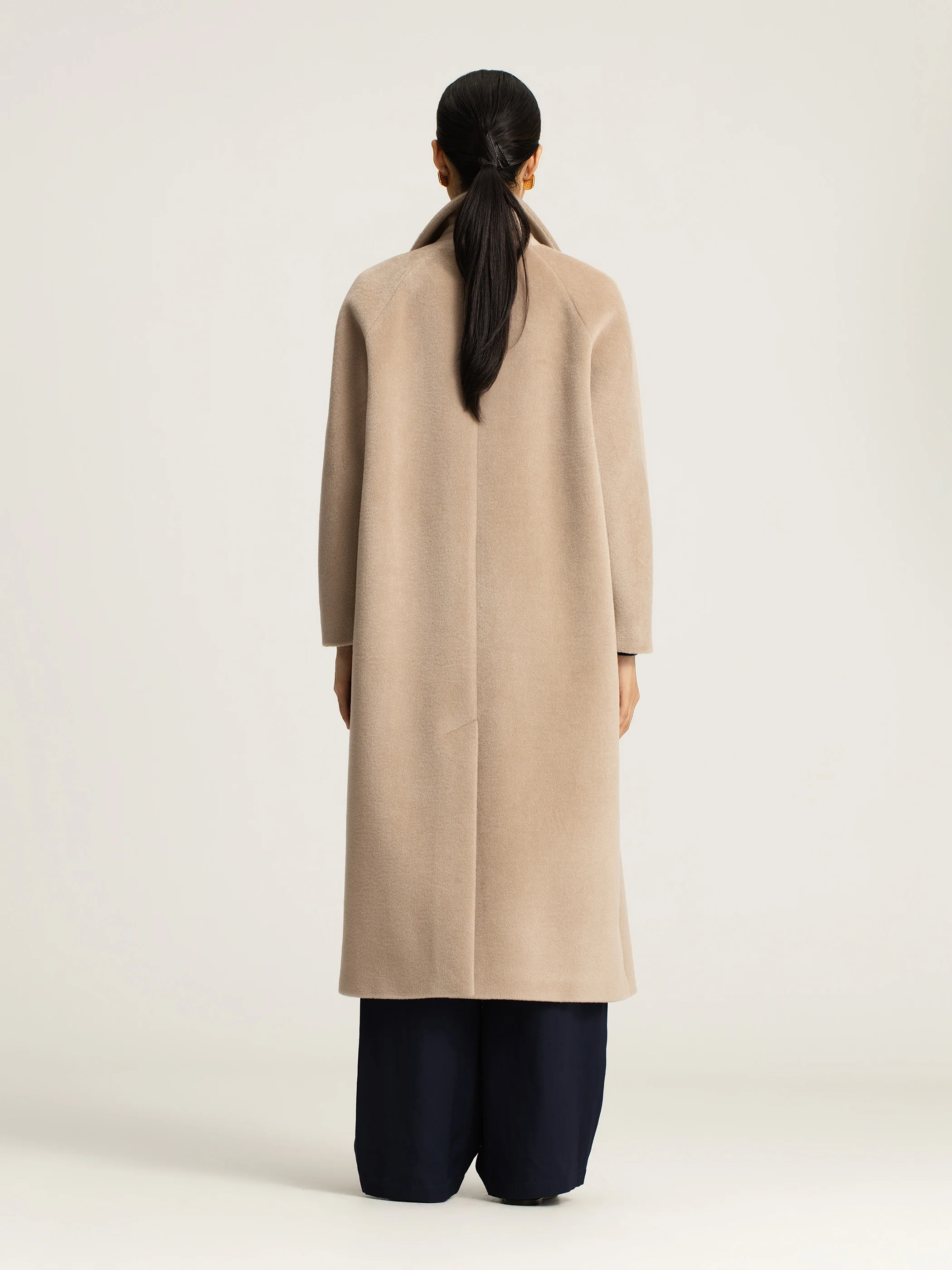 Maelle Wool Silk Coat - Image 4