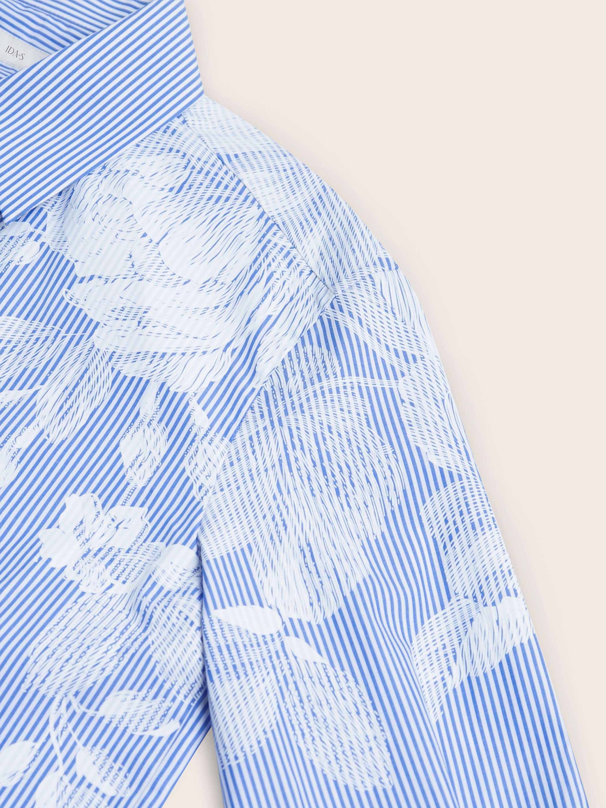 Maisie Striped Oversized Blouse - Image 12