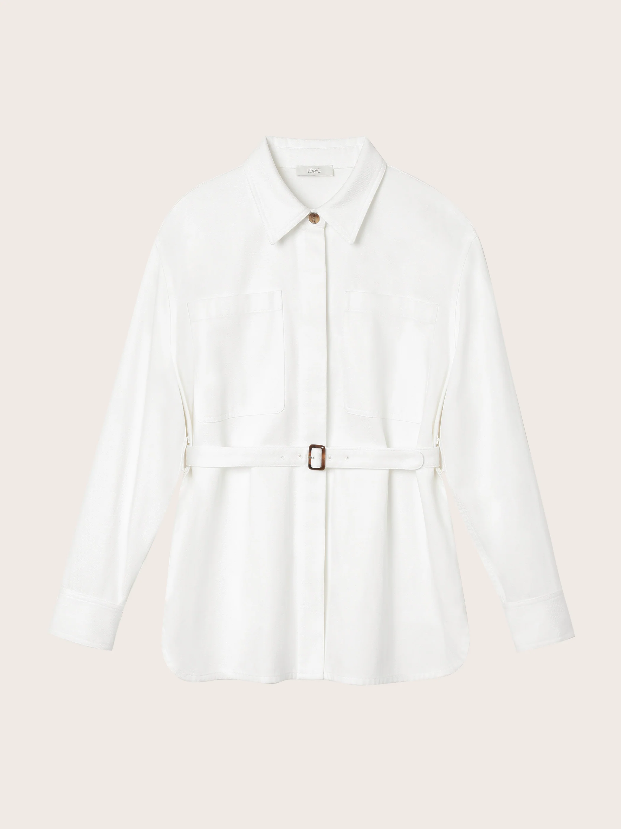Mara Utility Belted Cotton Shirt - Image 4