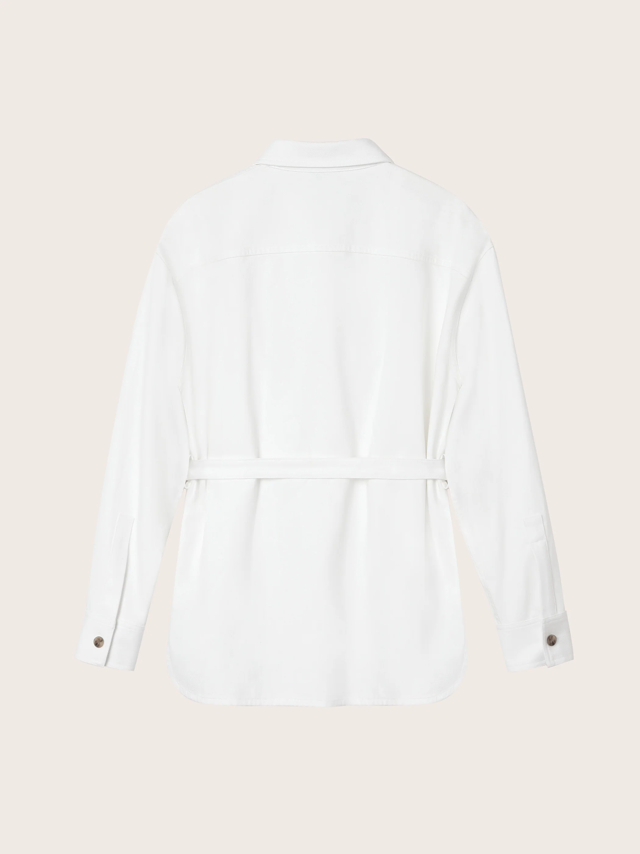 Mara Utility Belted Cotton Shirt - Image 5