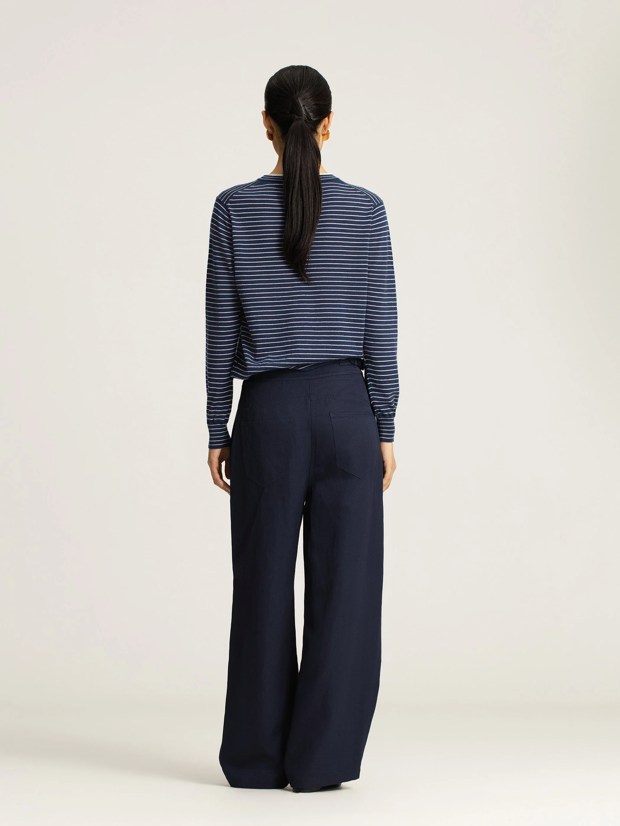 Marlo Cashmere Stripe Knit - Image 4