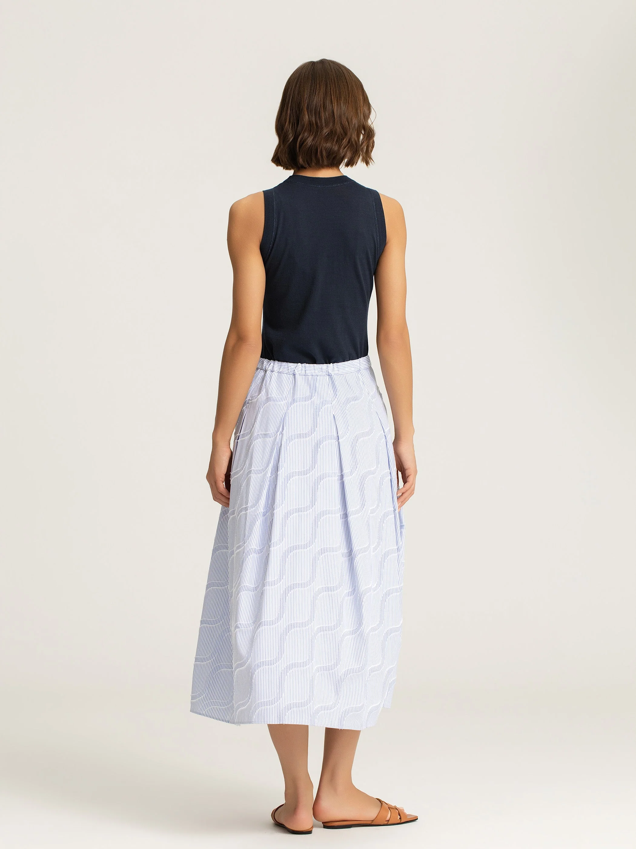 Marnie Compact Cotton Knit Tank - Image 3