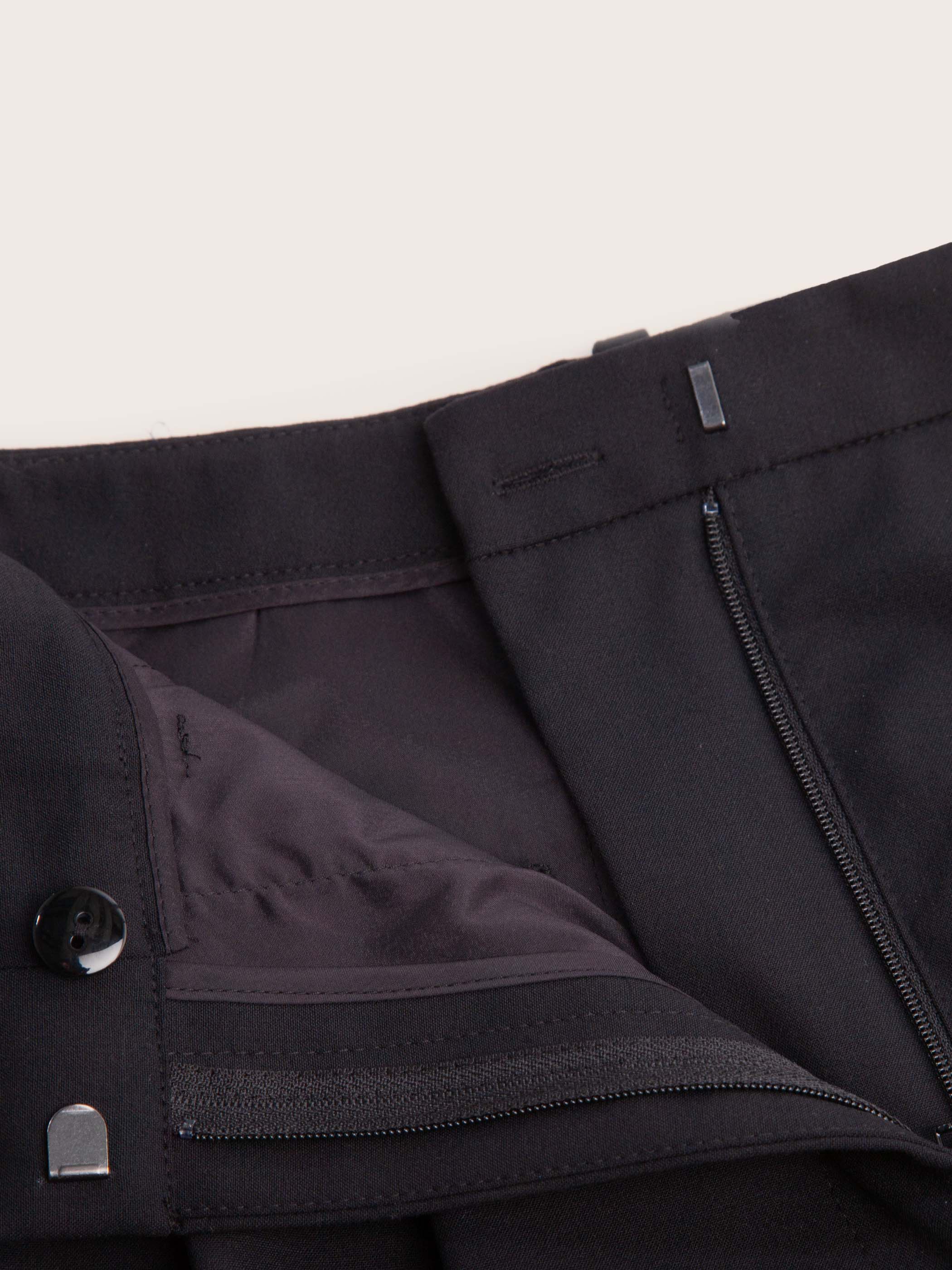Martin Wide Leg Wool Trousers - Image 9