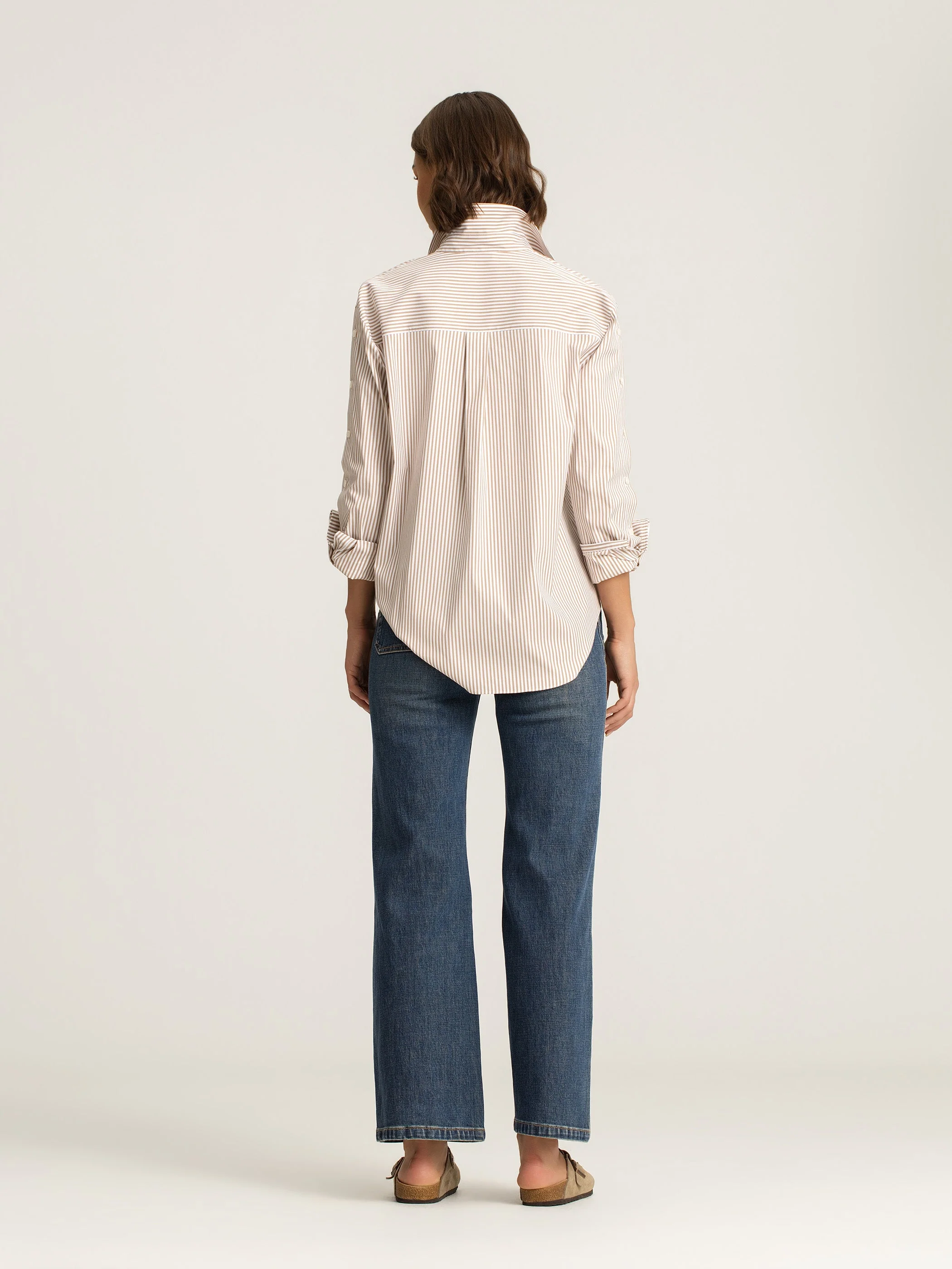Matilda Oversized Stretch Cotton Blouse - Image 4