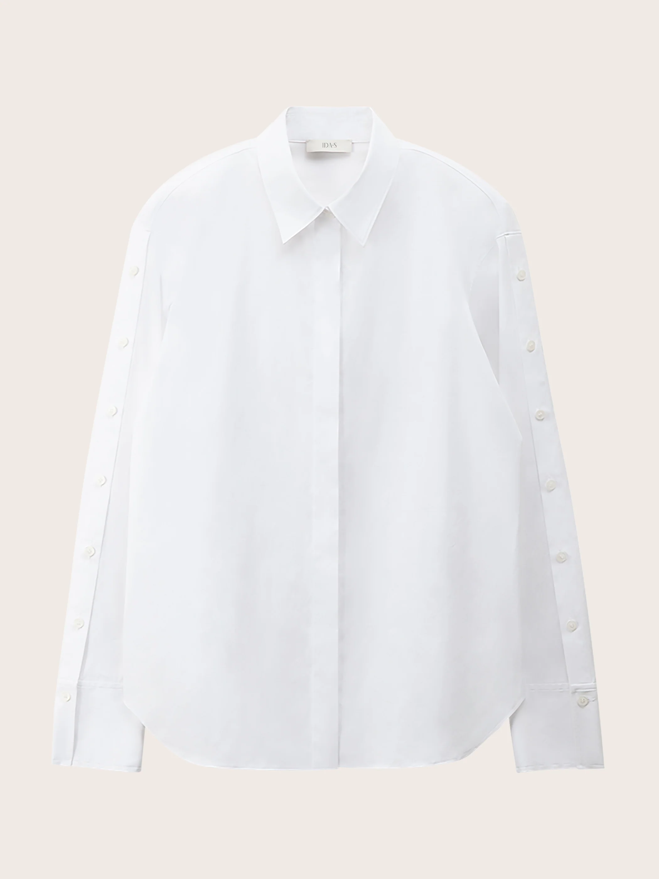 MATILDA OVERSIZED STRETCH COTTON BLOUSE - Image 8